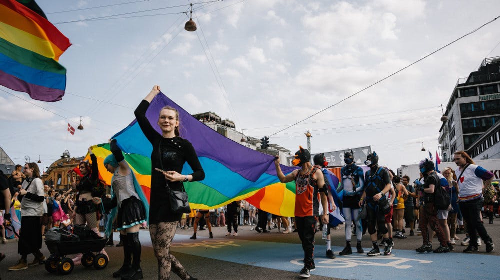 Dansk Industri var en af flere sponsorer, der valgte at trække sig inden 2024-udgaven af Copenhagen Pride. (Arkivfoto). - Foto: Emil Nicolai Helms/Ritzau Scanpix 