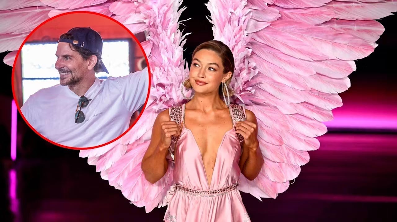 Gigi Hadid har delt kyssebillede med Bradley Cooper.