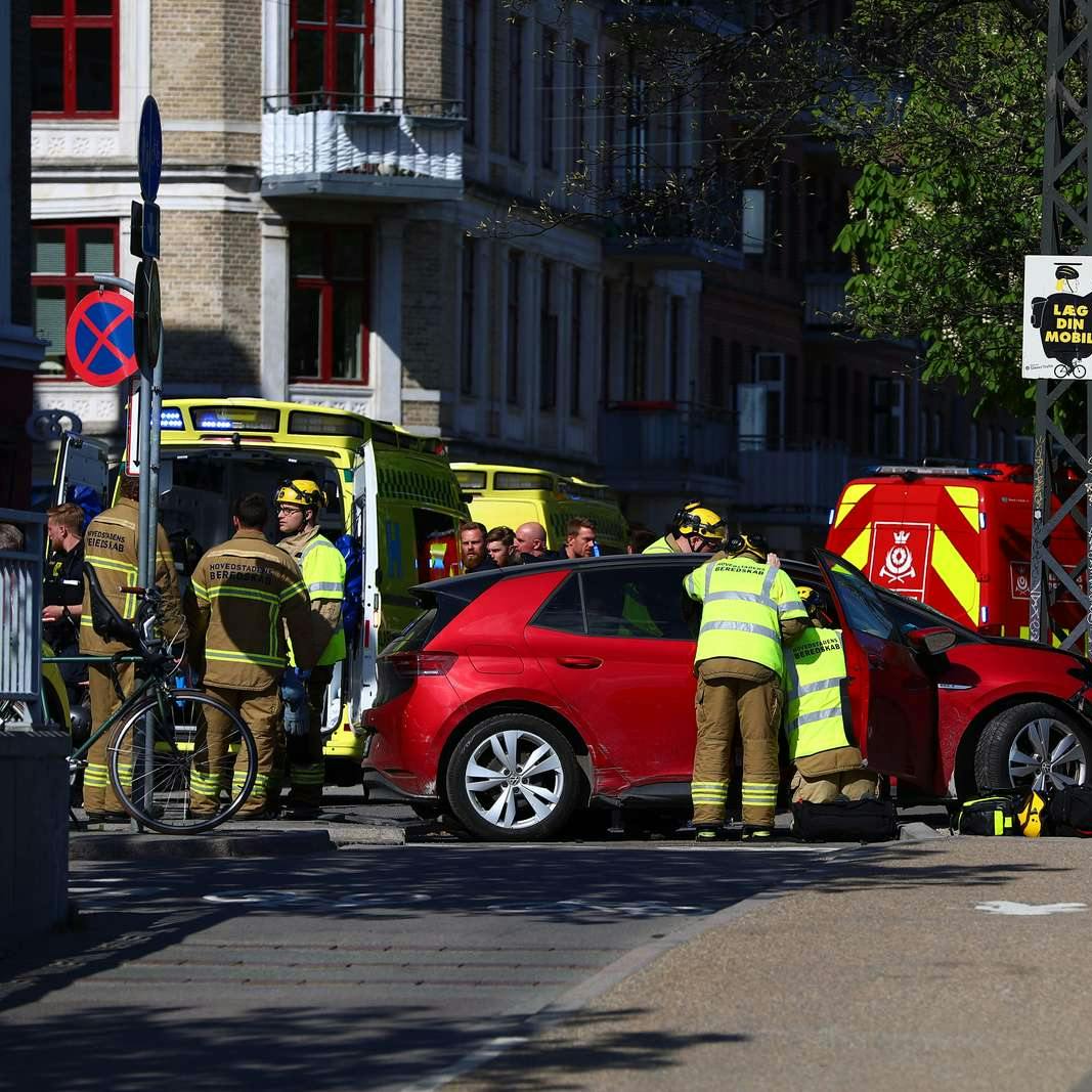 Sådan så det ud umiddelbart efter ulykken.