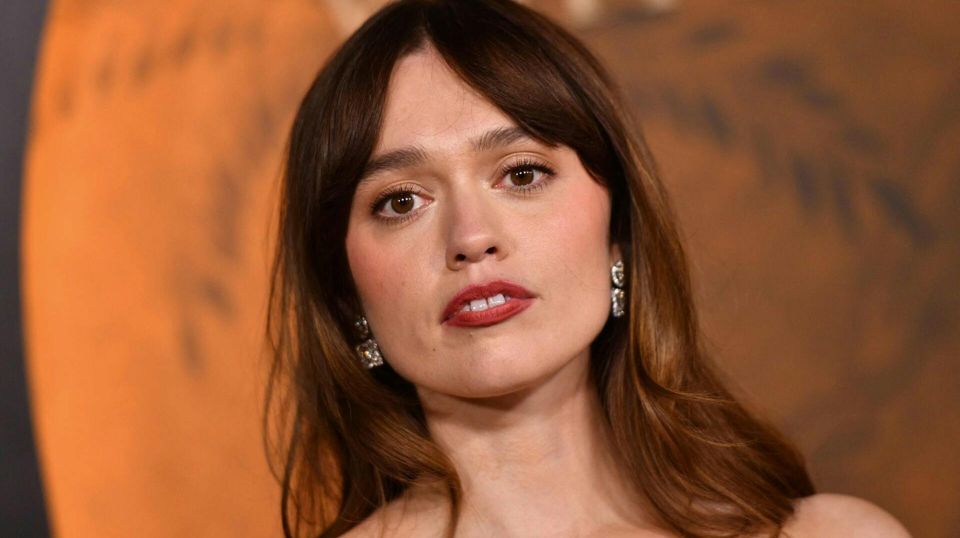 English actress Aimee Lou Wood attends the season three premiere of HBO's "The White Lotus" at Paramount Studios in Los Angeles on February 10, 2025. (Photo by Chris DELMAS / AFP)