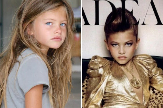Sådan så Thylane Blondeau ud, da hun var seks år gammel og kendt som "verdens smukkeste pige".