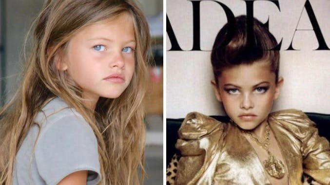 Sådan så Thylane Blondeau ud, da hun var seks år gammel og kendt som "verdens smukkeste pige".