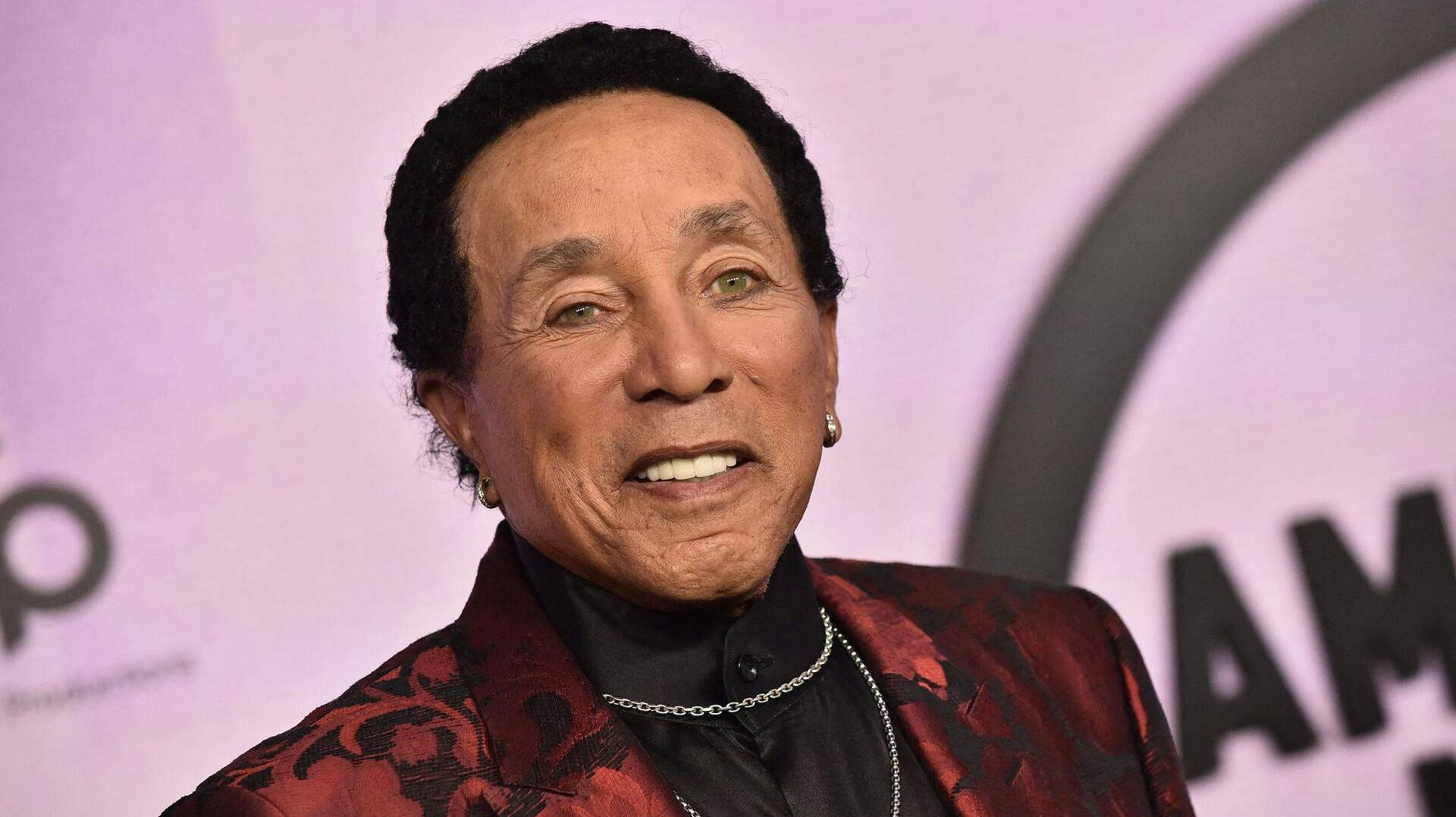 (FILES) US singer Smokey Robinson arrives