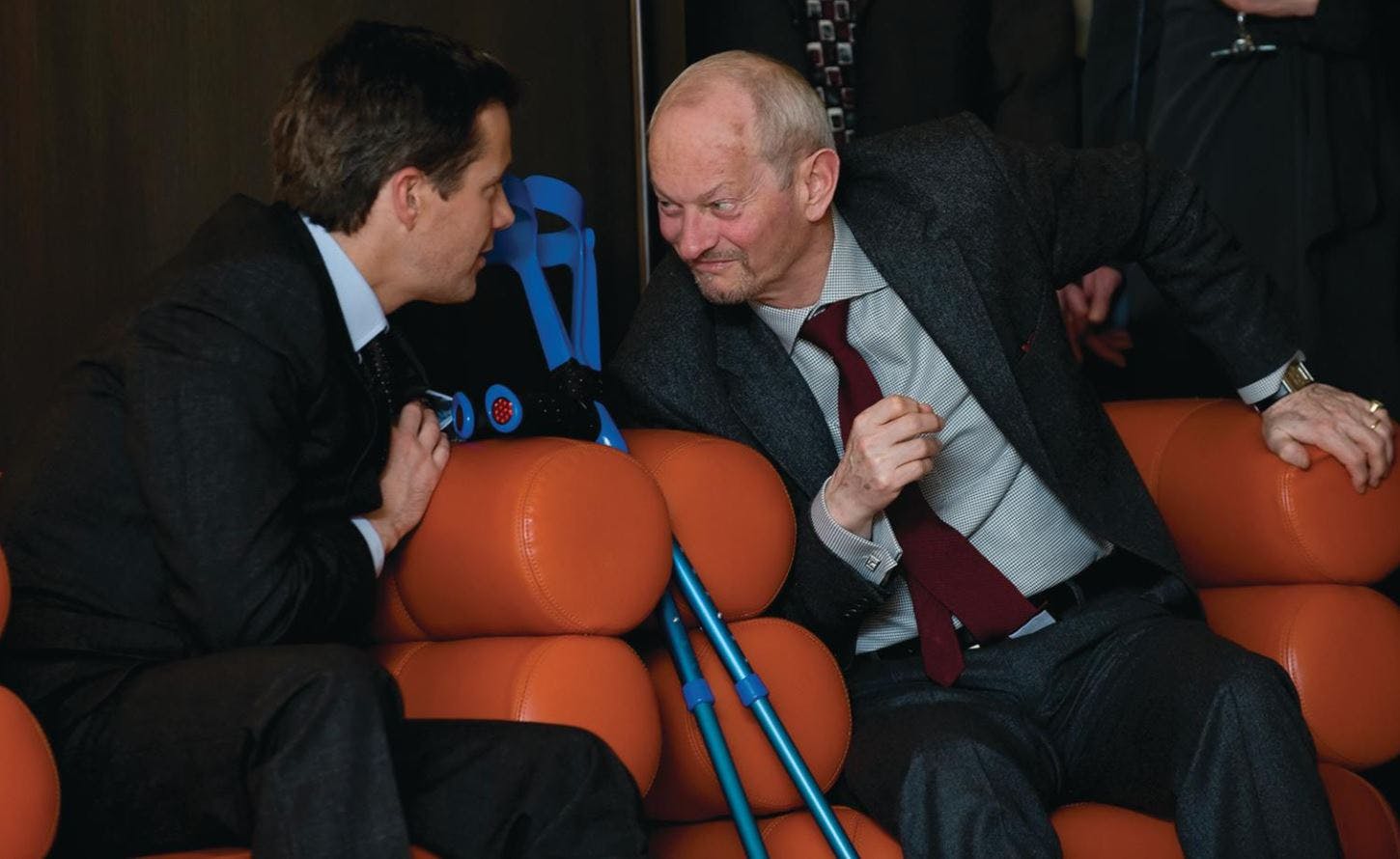 Per Thornit var altid klar, når Frederik behøvede et råd - her ved et officielt besøg i USA i 2009.
