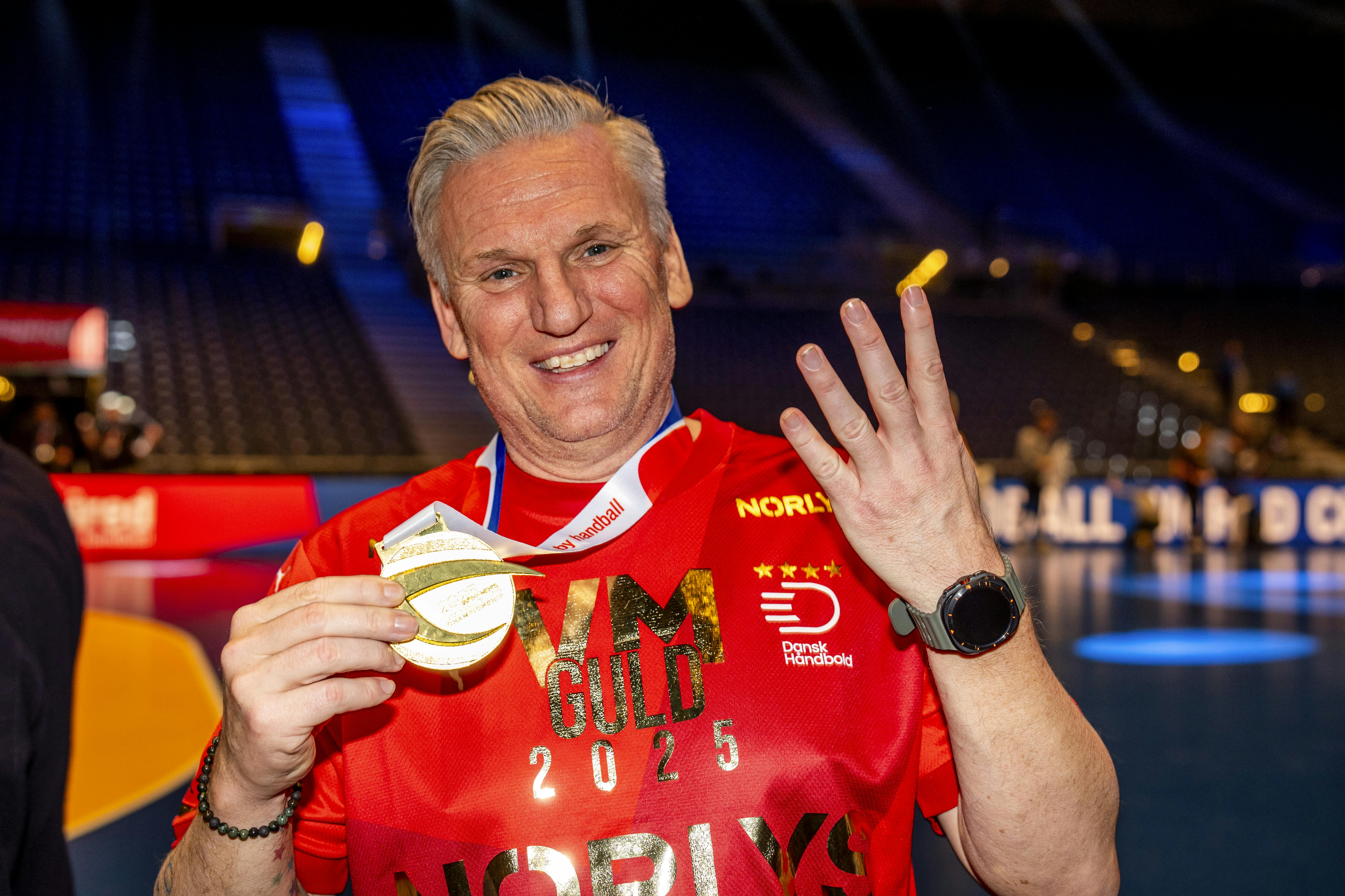 Fire VM-titler har Nikolaj Jacobsen vundet som landstræner.&nbsp;