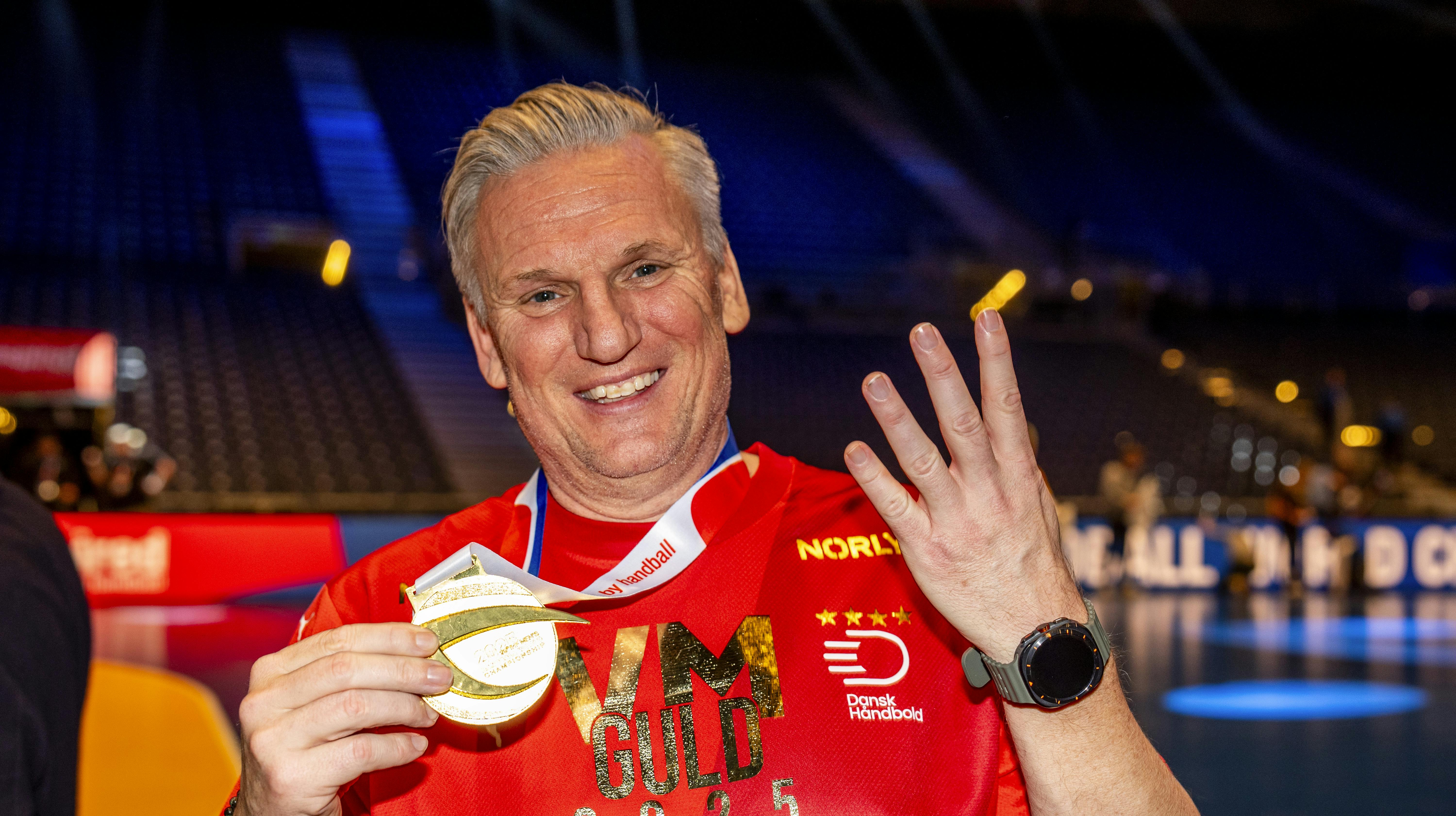 Fire VM-titler har Nikolaj Jacobsen vundet som landstræner. 