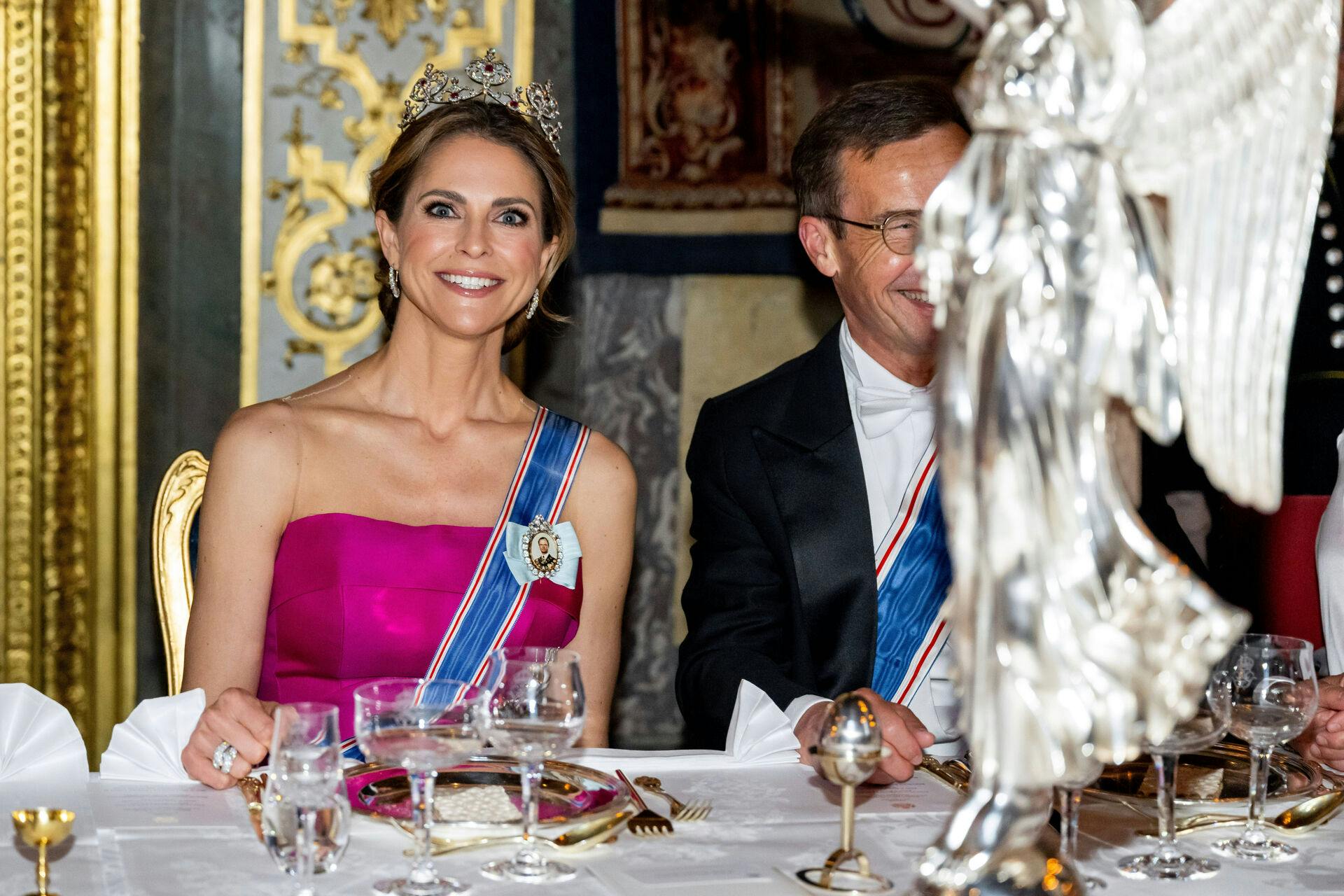 Princess Madeleine, State banquet during the state visit of the President of Iceland and her husband to Sweden, Day 1 in Stockholm, Sweden, May 6, 2025. ( DANA-No: 02606386 )