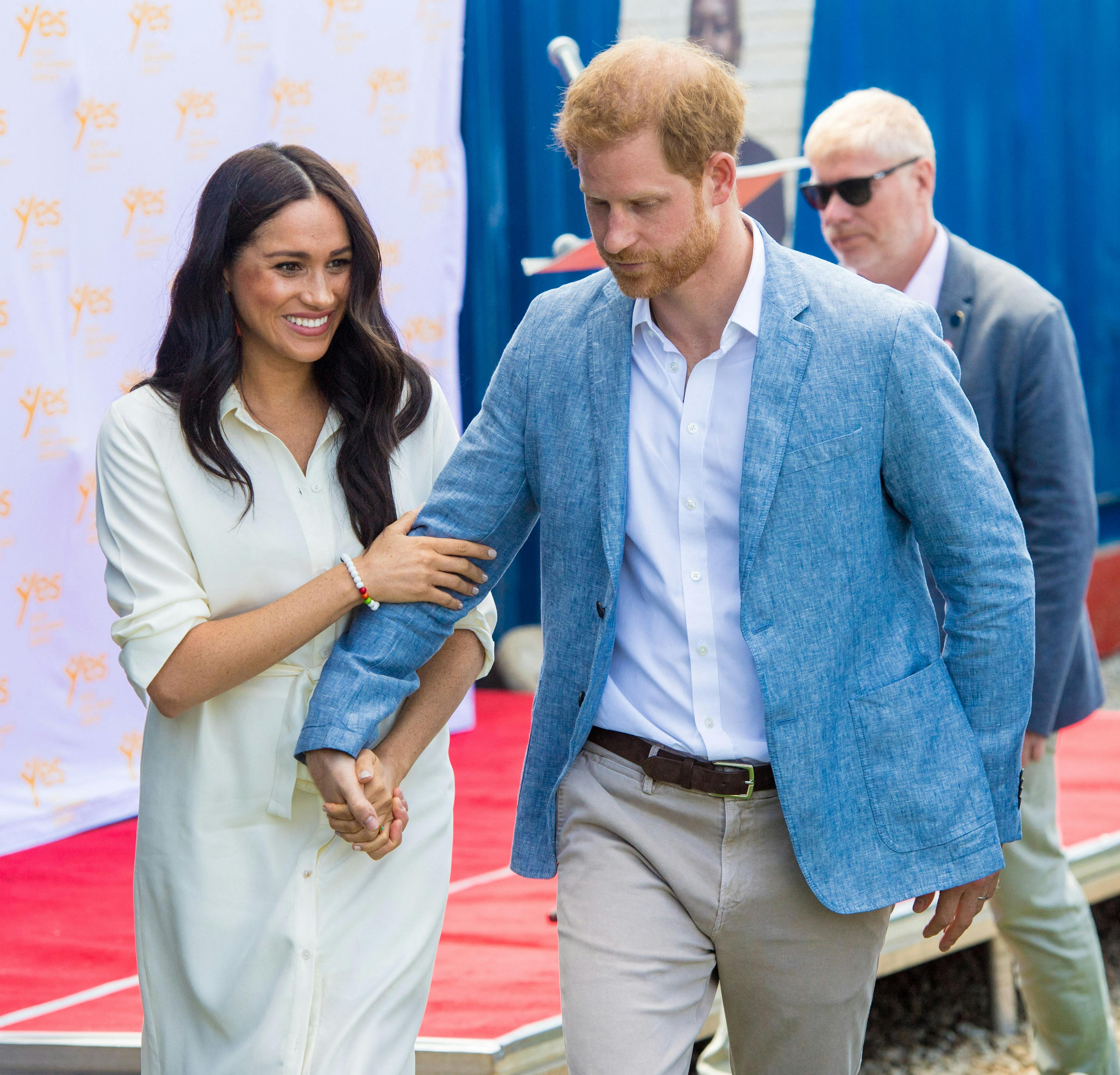 Normalt ser vi prins Harry og Meghan til officielle arrangementer som her.