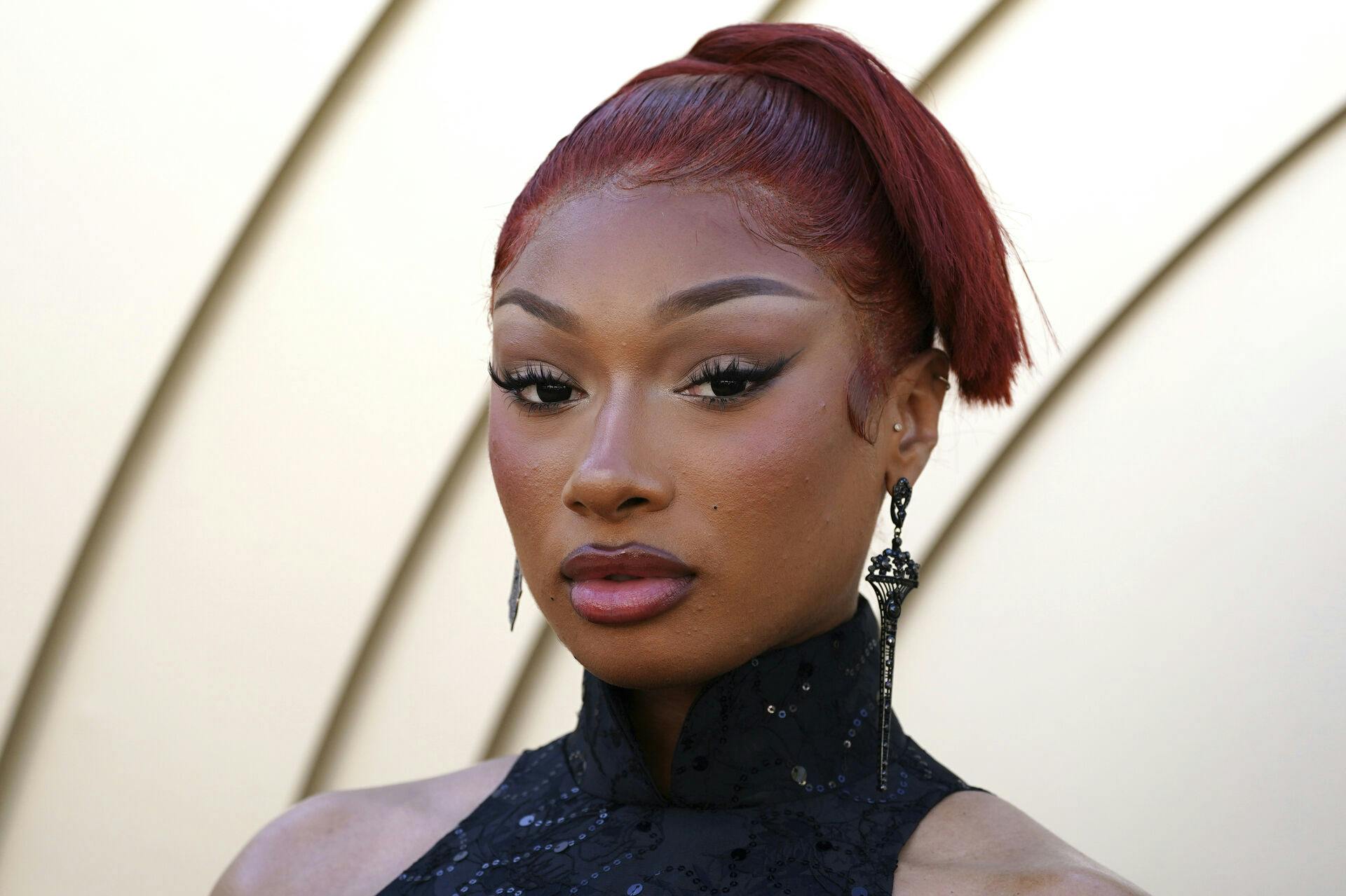 Megan Thee Stallion til Gold Gala lørdag aften.