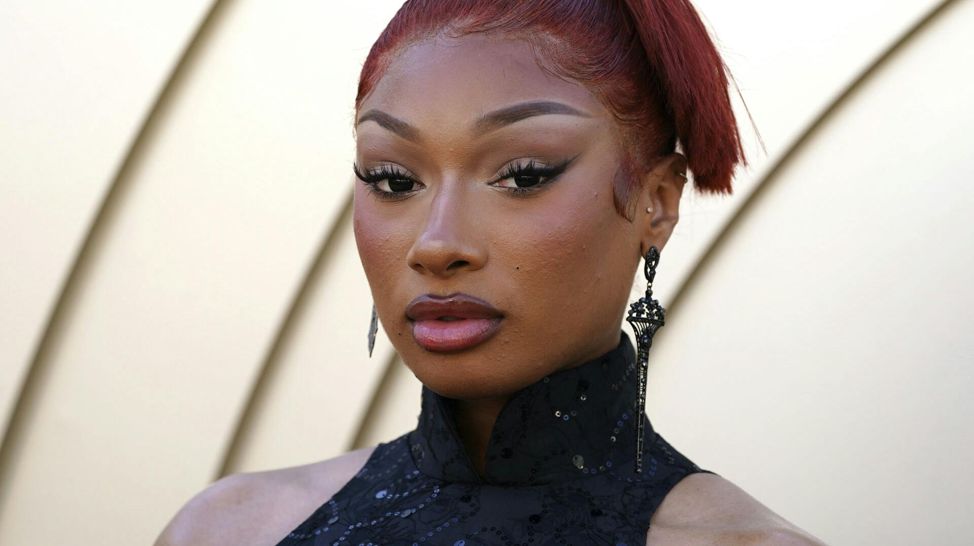 Megan Thee Stallion til Gold Gala lørdag aften.