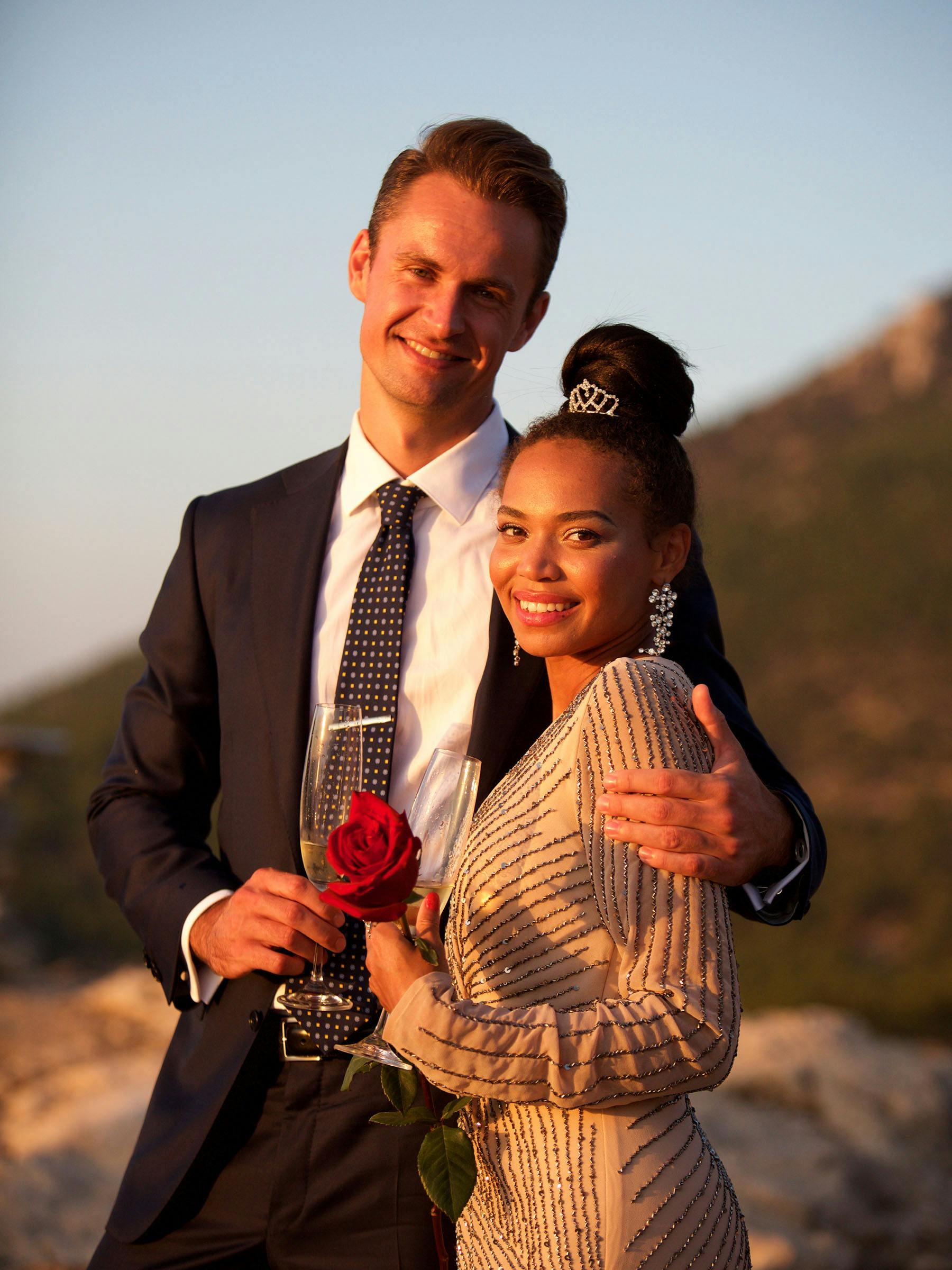 Michaela fik Casper Berthelsens sidste rose i sæson 1 af "Bachelor". Bagefter gik det helt galt for parret.