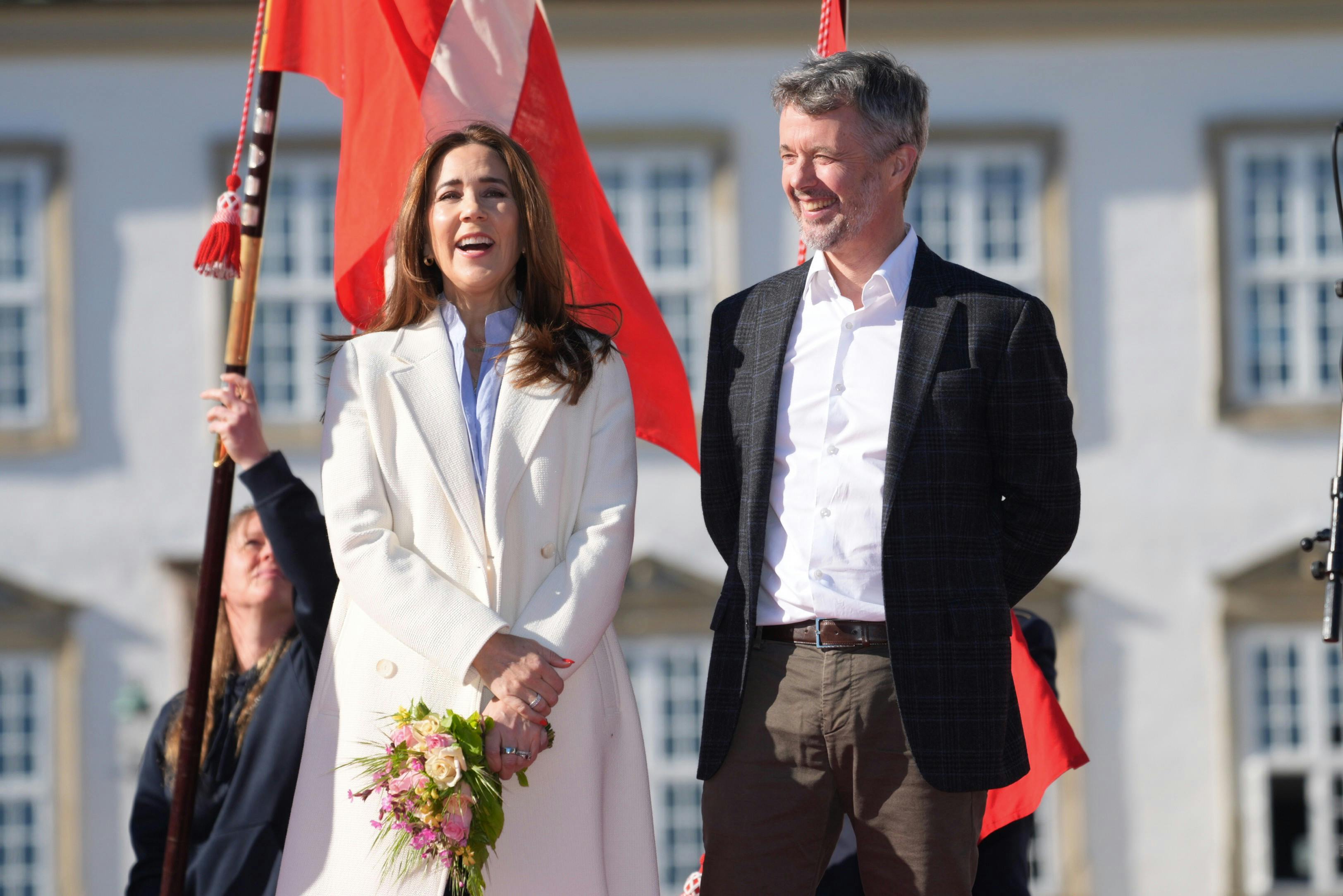 Kong Frederik vil sammen med familien træde frem på balkonen på Frederik VIII's Palæ, når han fylder 57 år 26. maj.
