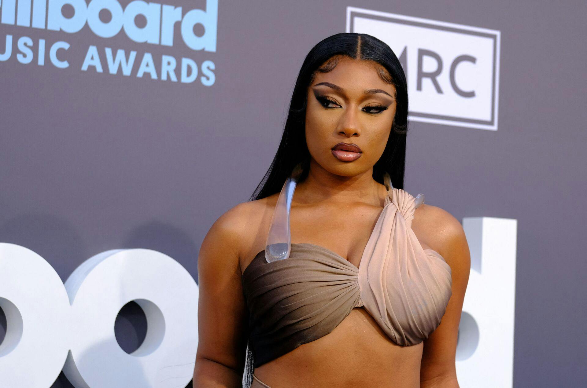 Her ses Megan Thee Stallion, som hele sagen handler om.