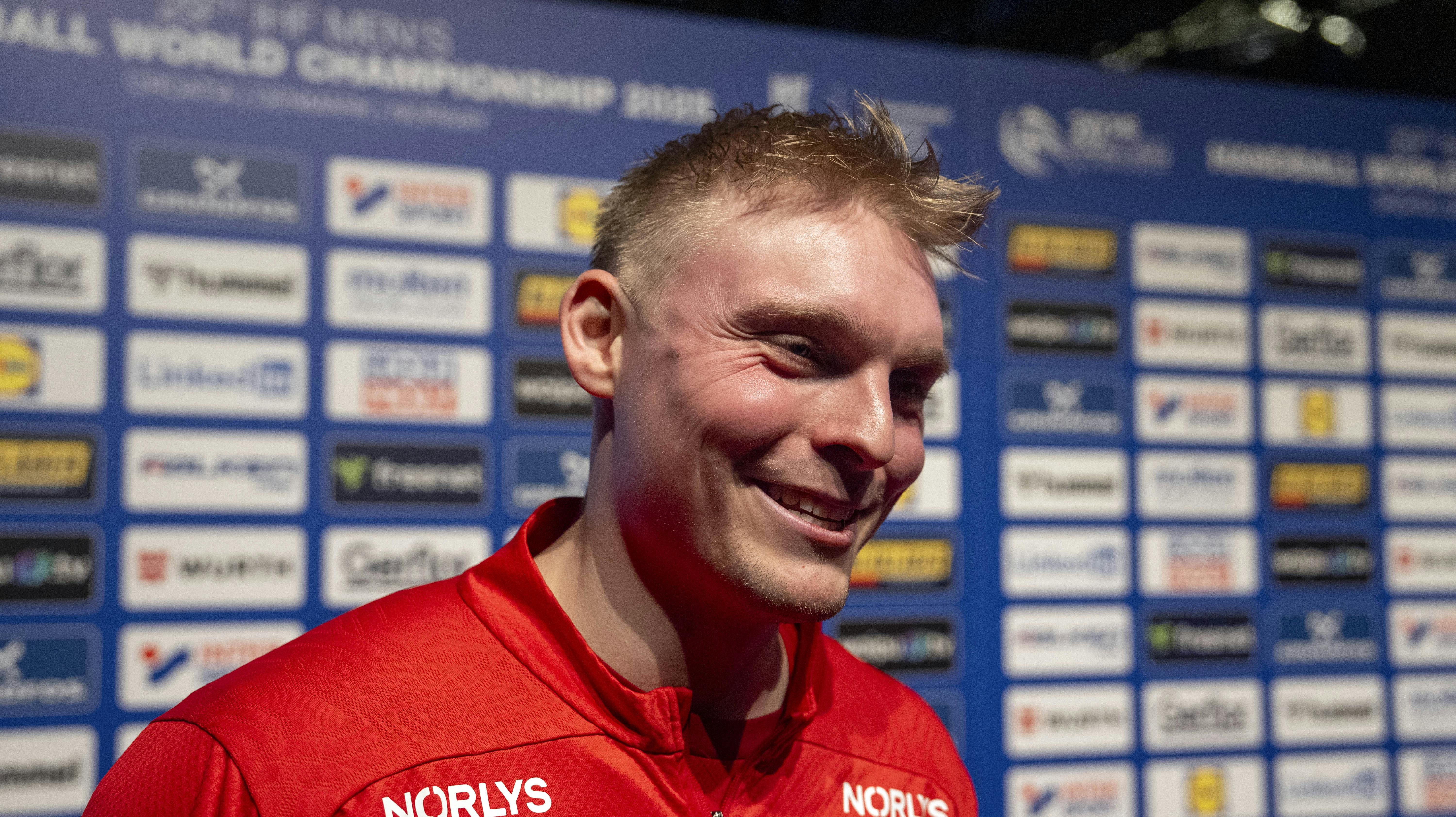 Emil Bergholt fik en drømmeslutrundedebut, da han var med til at vinde VM-guld. 