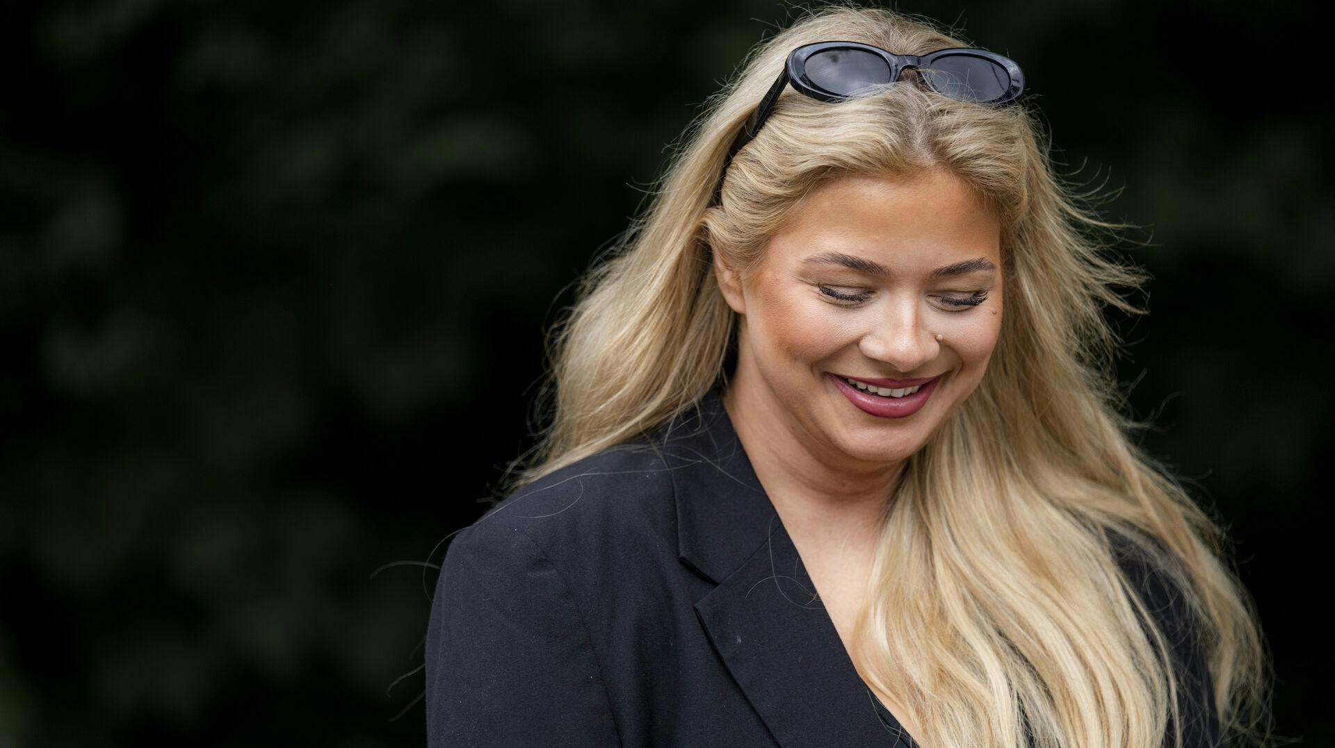 Det danske bidrag til årets Eurovision, færøske Sissal, i Basel tirsdag den 13. maj 2025.. (Foto: Ida Marie Odgaard/Ritzau Scanpix)