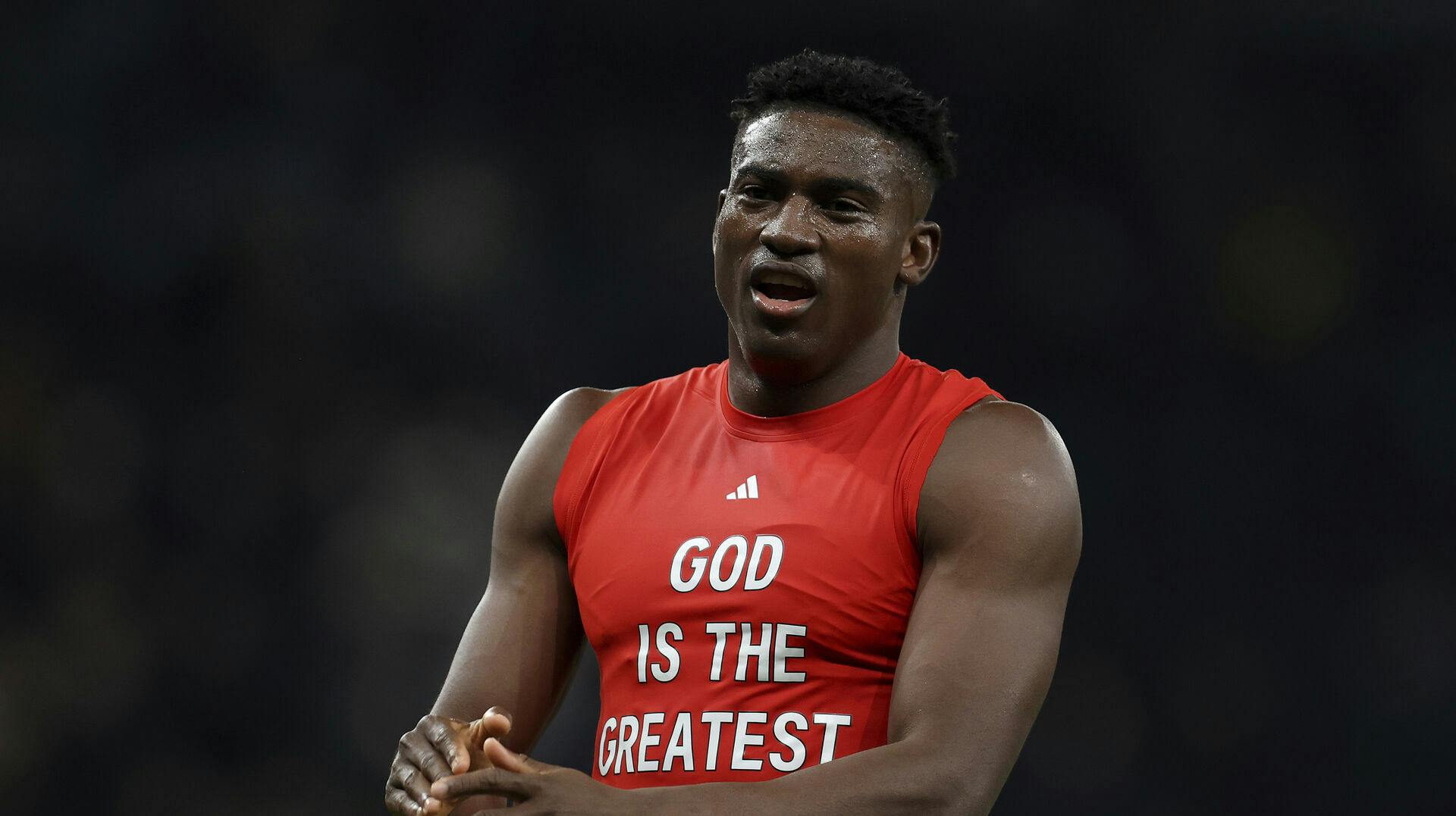 Taiwo Awoniyi kom galt afsted i Premier League-kampen hjemme mod Leicester.
