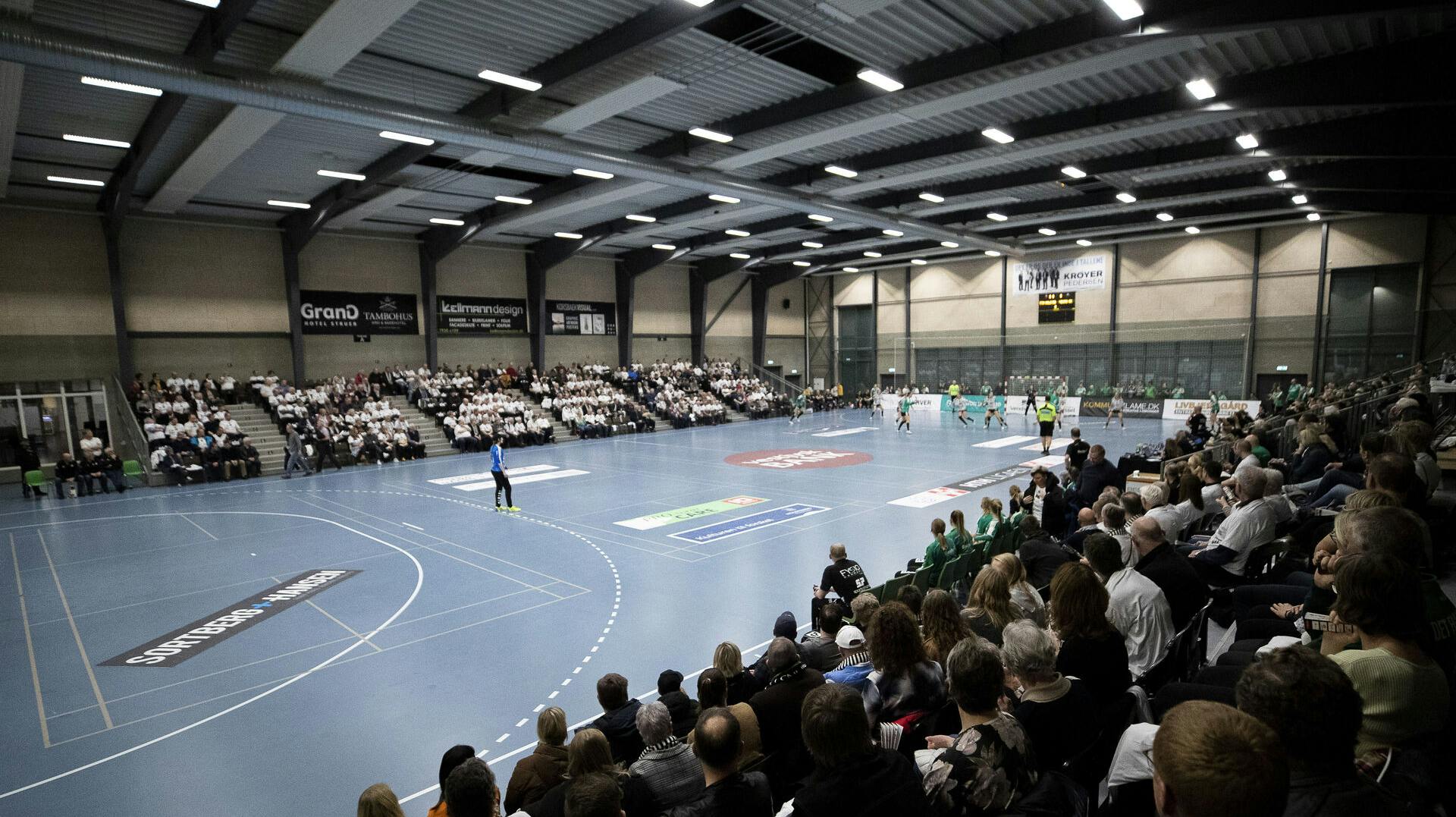 Struer Energi Park under HTH Liga kampen mellem TTH Holstebro og Viborg HK, i Struer Energi Park, mandag den 27 januar 2020. Foto: Johnny Pedersen