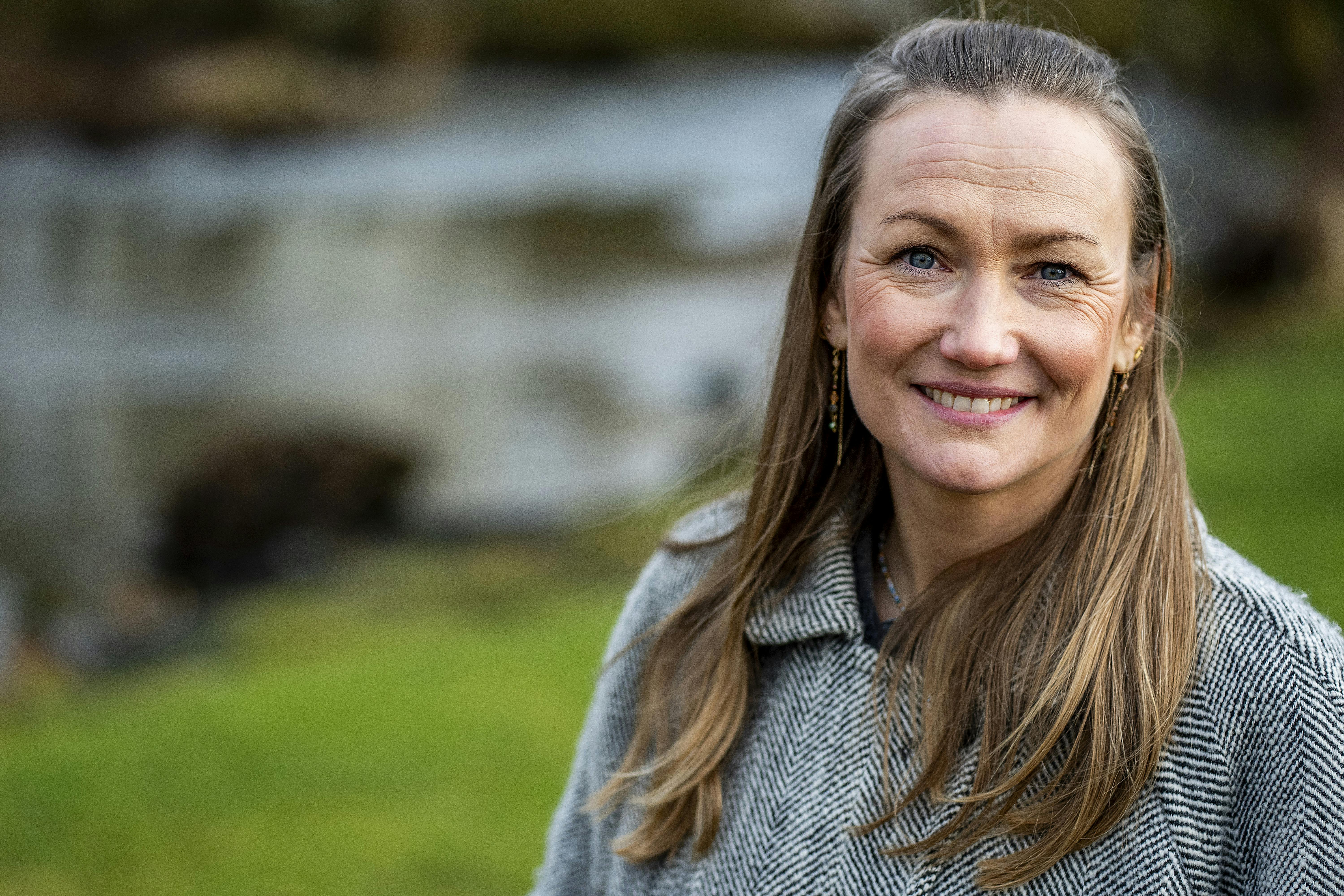 Sara Lygum smiler stort i øjeblikket.