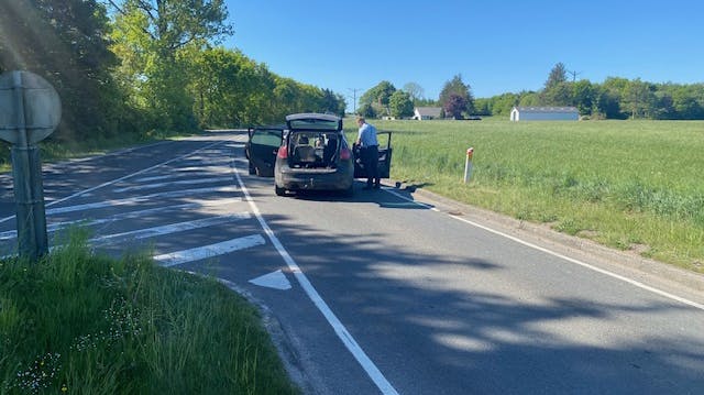 Eftersættelsen fandt sted sydøst for Vorbasse på Ribe-Vejle Landevej.