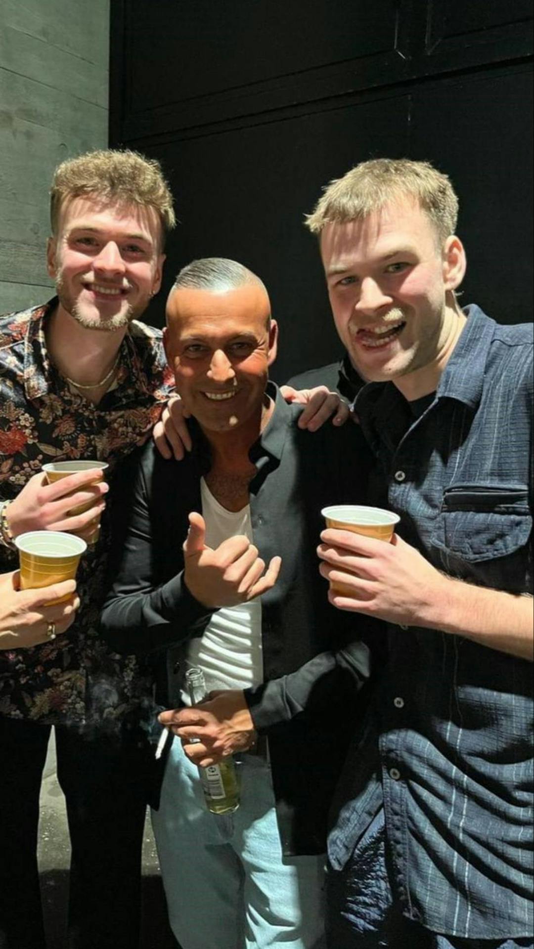 Ivan, Knaldperlen og Anton til Reality Awards. Brødreparret er kæmpe fans af "kongen".