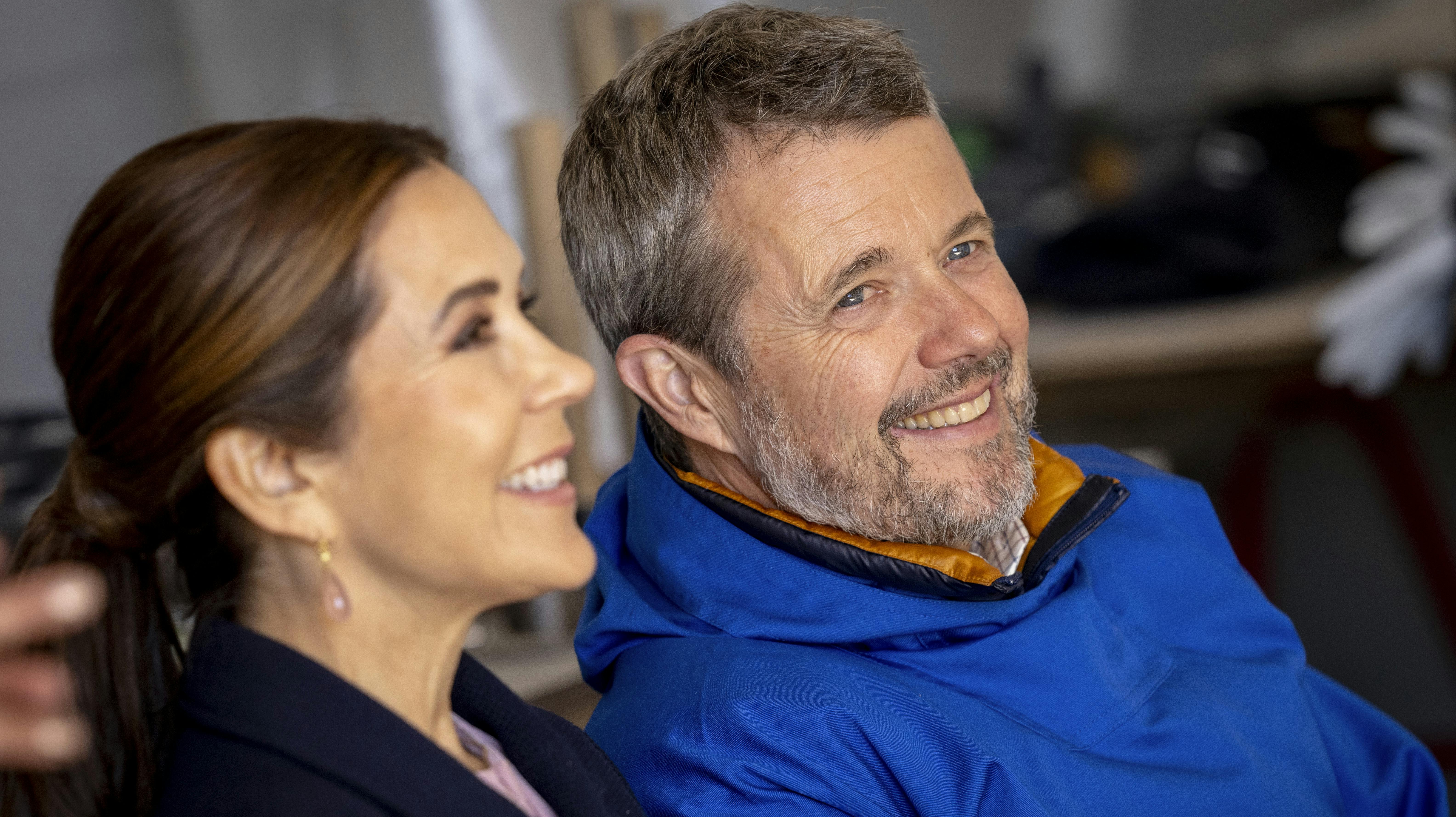 Dronning Mary og kong Frederik