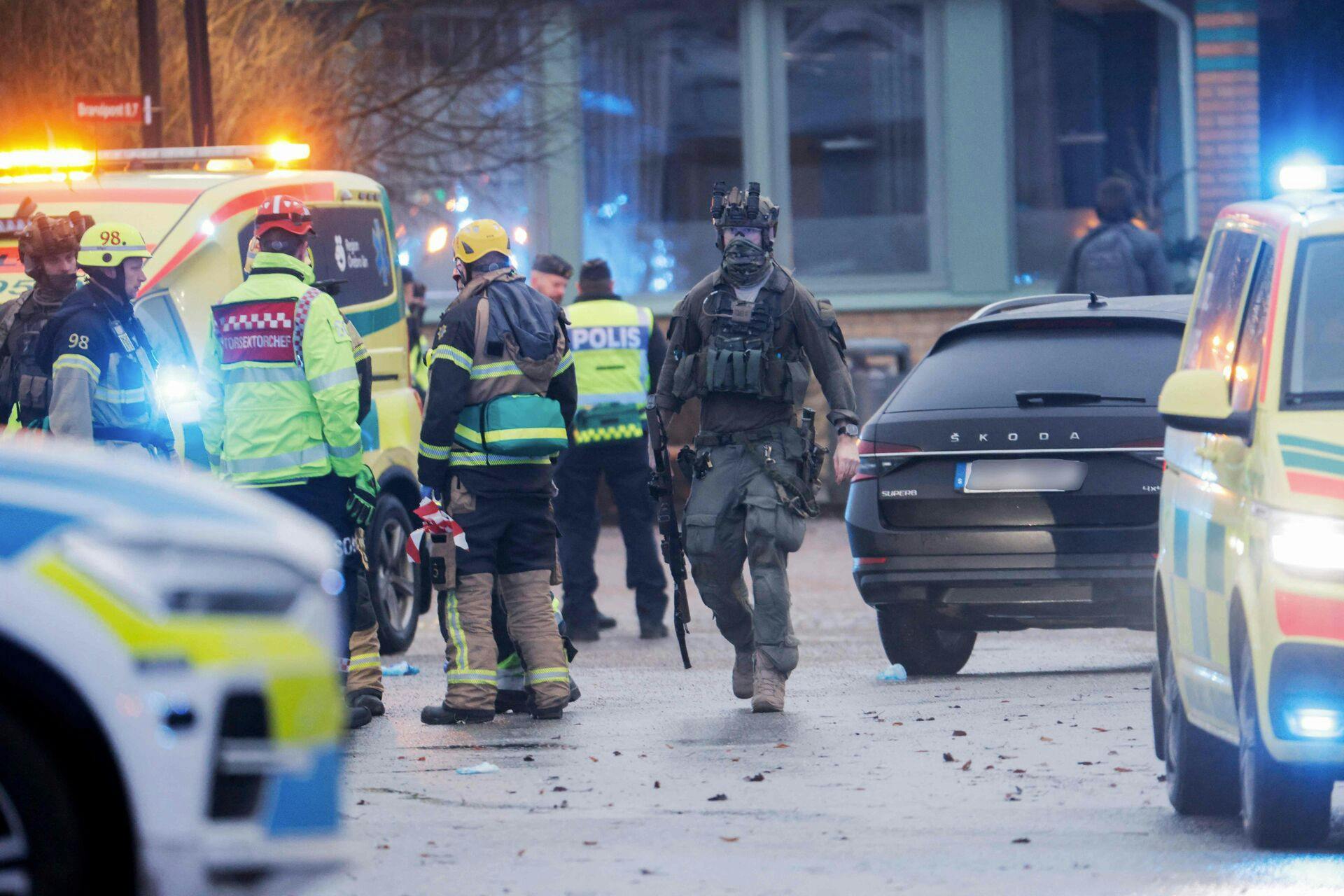 Svensk politi satte sine elitestyrker ind i forsøget på at stoppe gerningsmanden. Desværre døde mange, før massedrabet blev stoppet.