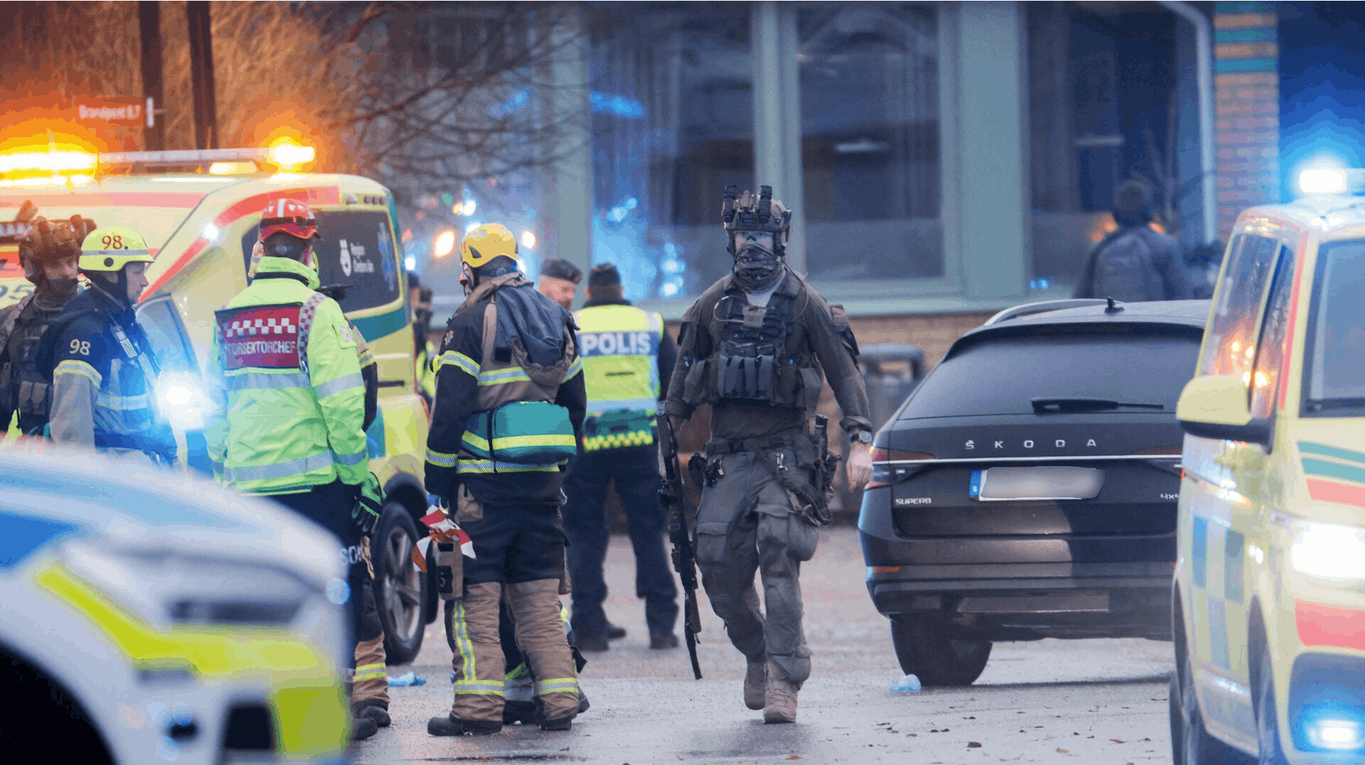 Svensk politi satte sine elitestyrker ind i forsøget på at stoppe gerningsmanden. Desværre døde mange, før massedrabet blev stoppet.