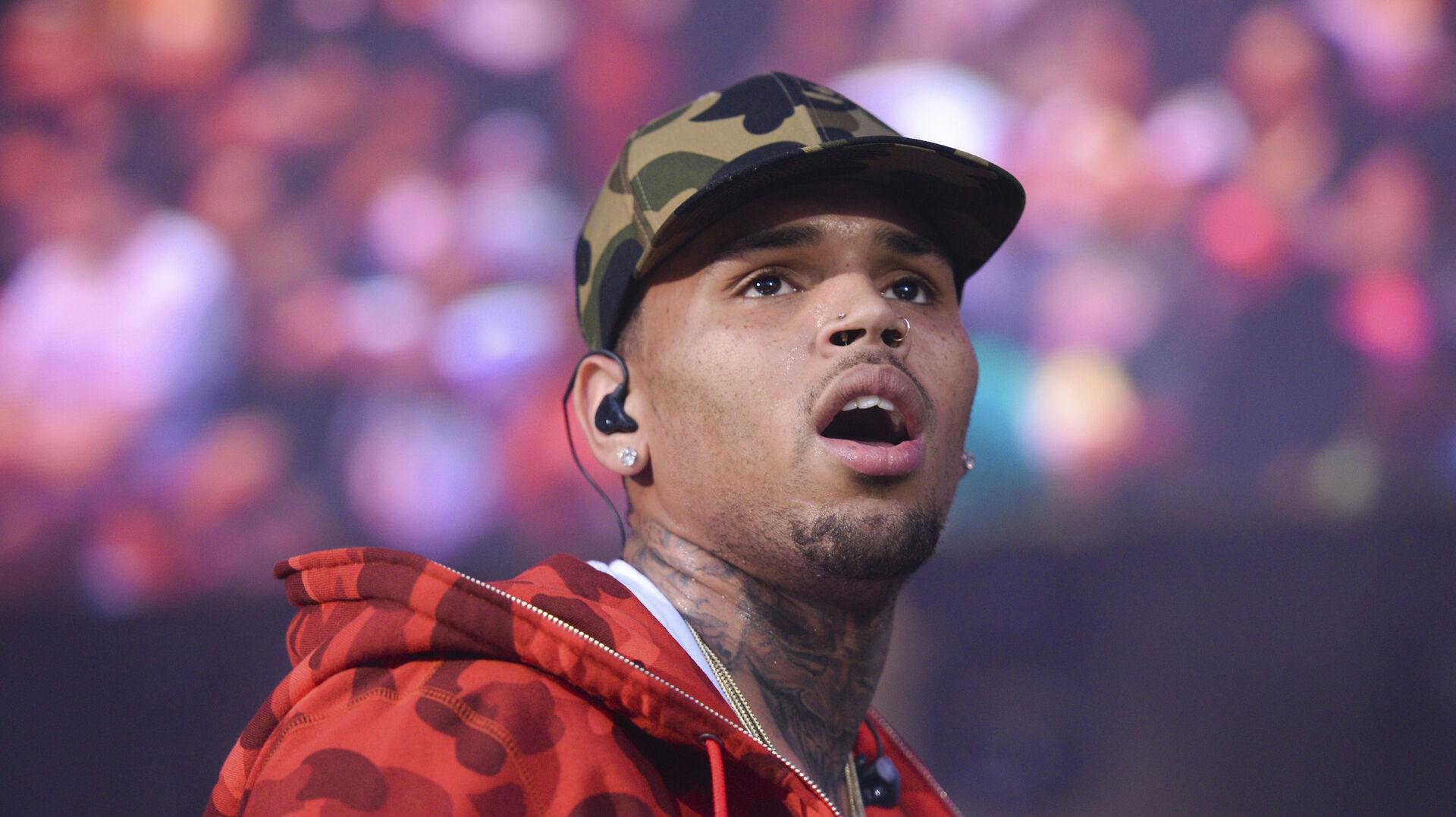FILE - In this June 7, 2015 file photo, Chris Brown performs at the 2015 Hot 97 Summer Jam at MetLife Stadium in East Rutherford, N.J. (Photo by Scott Roth/Invision/AP, File)