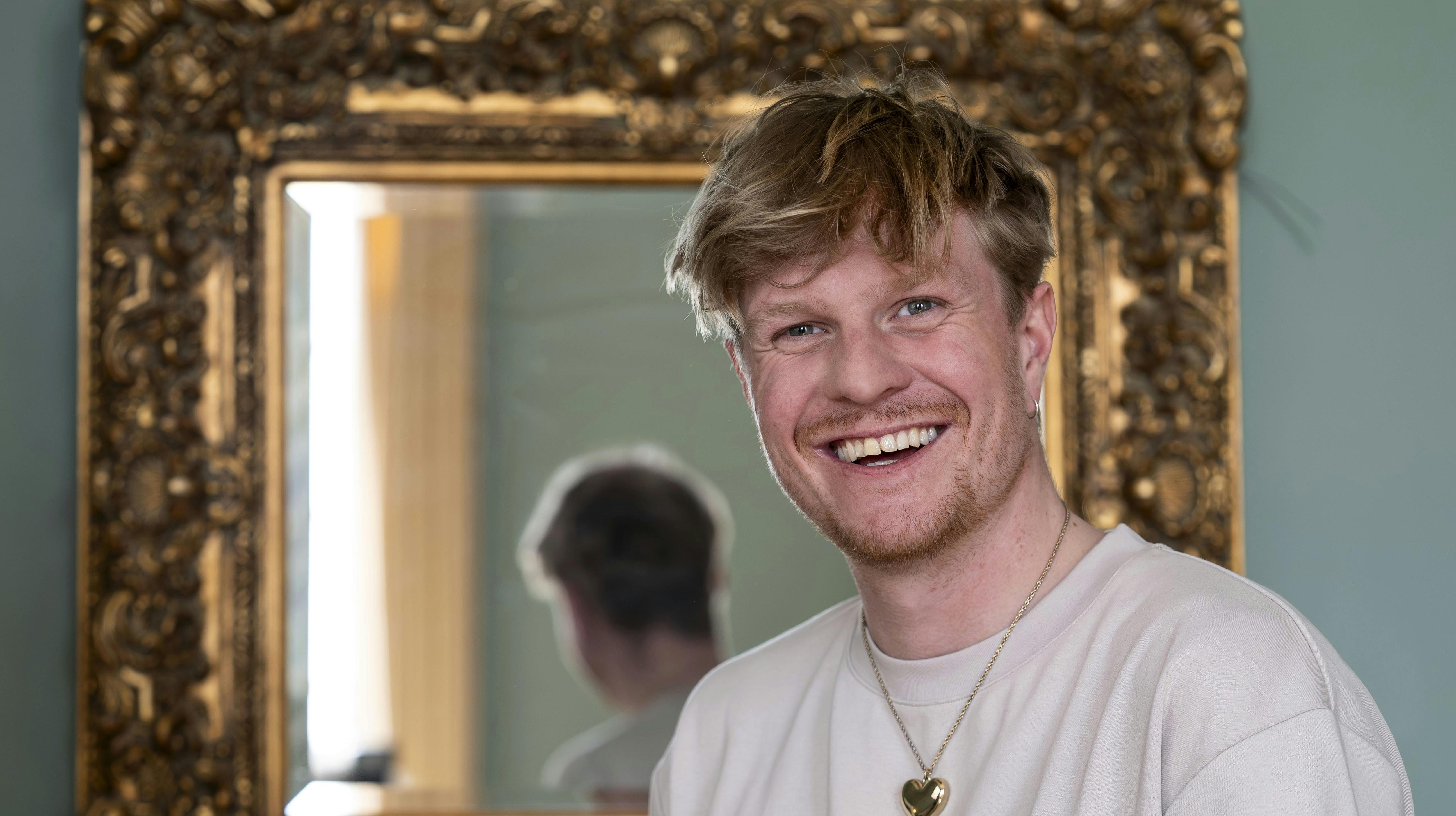 Victor Lander eksperimenterede som ung.