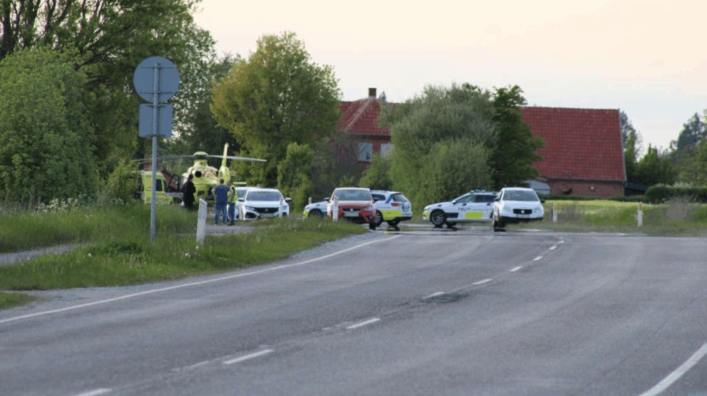 Ulykken fandt sted tirsdag aften på Augustenborg Landevej.