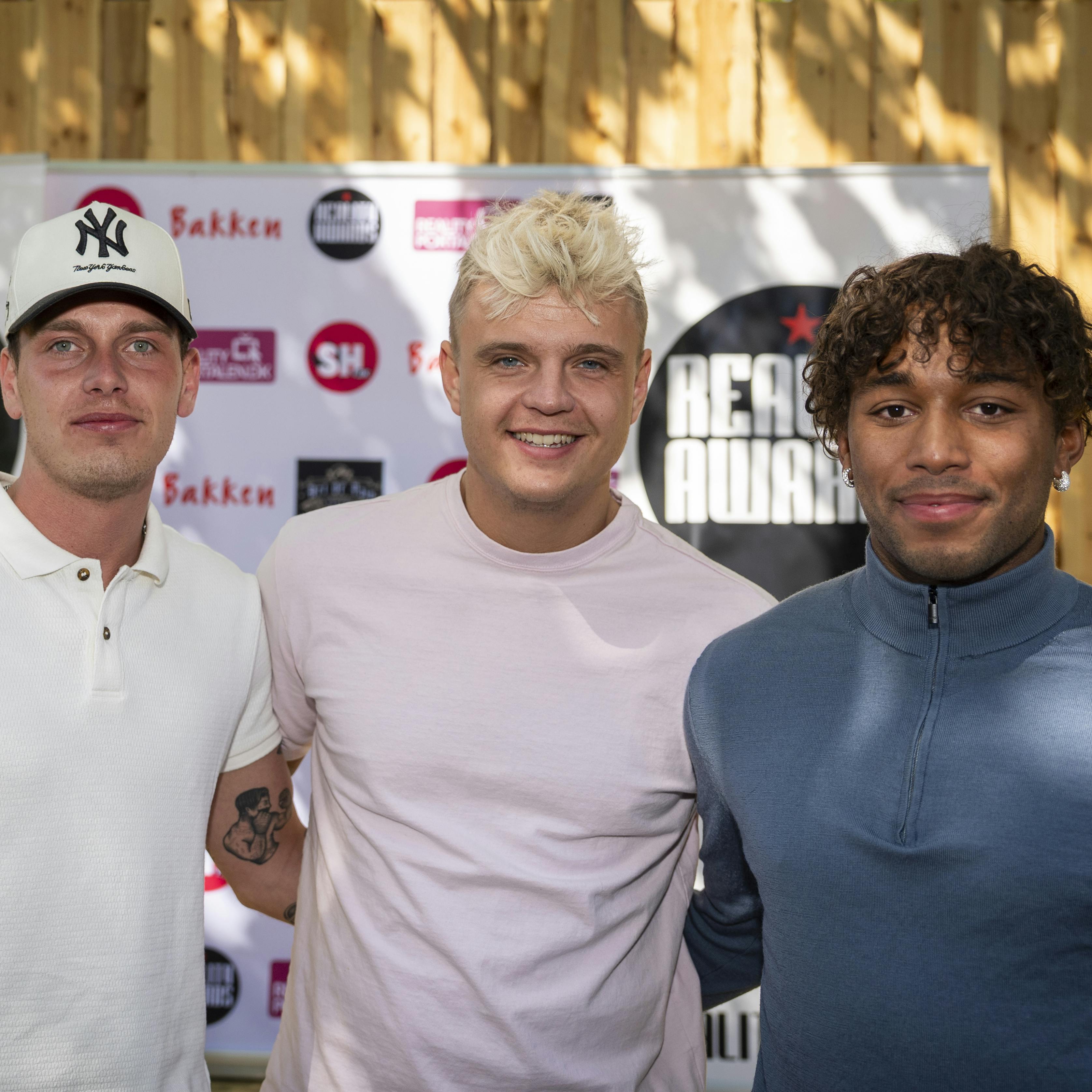 Det var ikke mange ord, der blev udvekslet mellem Theis Horndrup og Liv Madsen til Reality Awards' sommerfest fredag.
