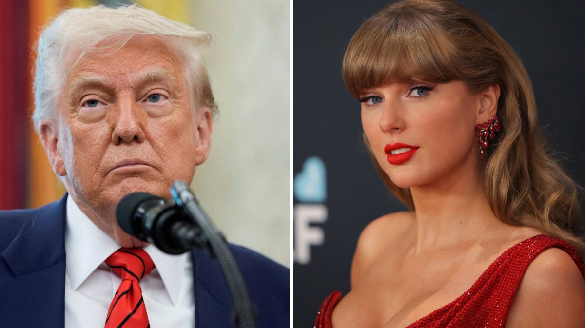 Donald Trump mener, at TayTay har mistet sin it-factor - takket være ham.