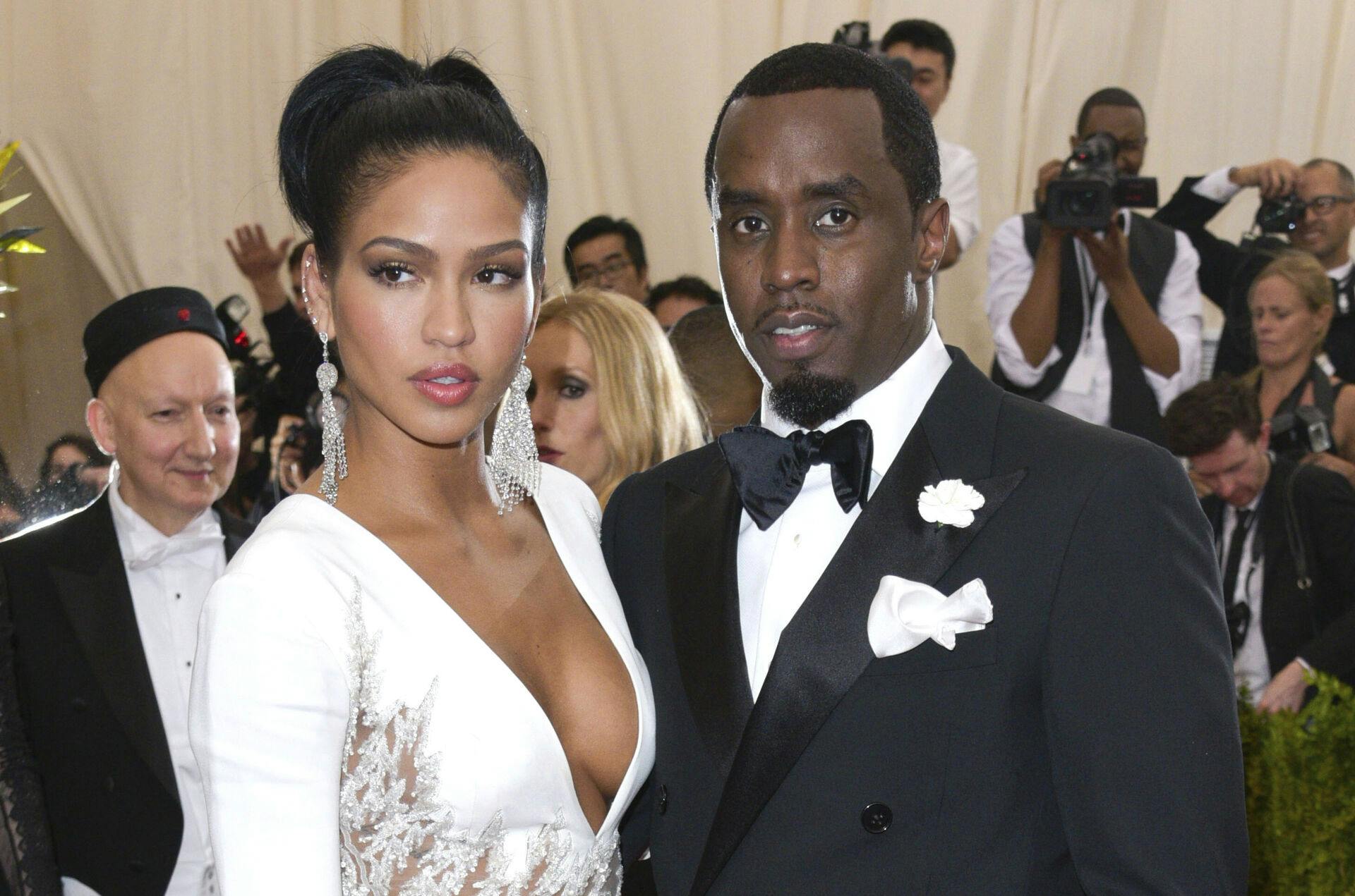 Cassie Ventura med Sean "Diddy" Combs til Met Gala i 2015.