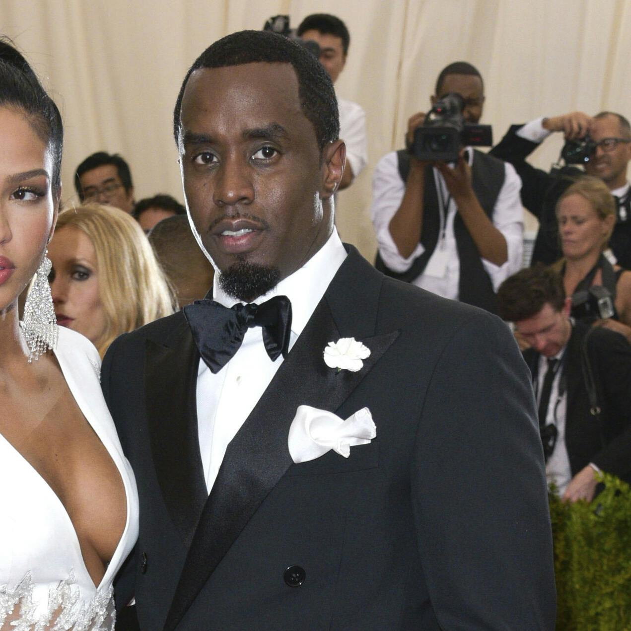 Cassie Ventura med Sean "Diddy" Combs til Met Gala i 2015.