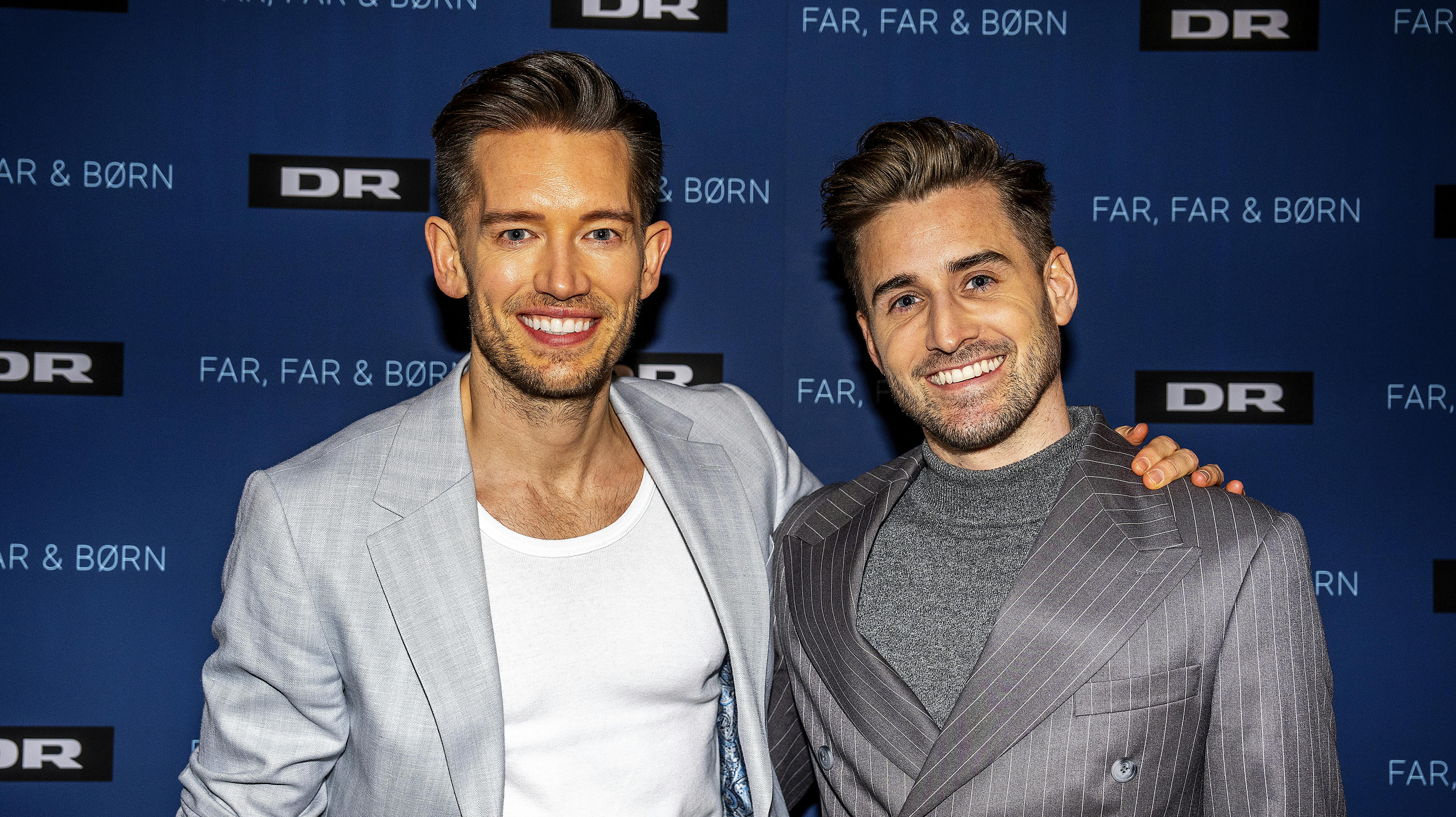 Morten Kjeldgaard og Frederik Haun holdt i weekenden barnedåb for deres to døtre.