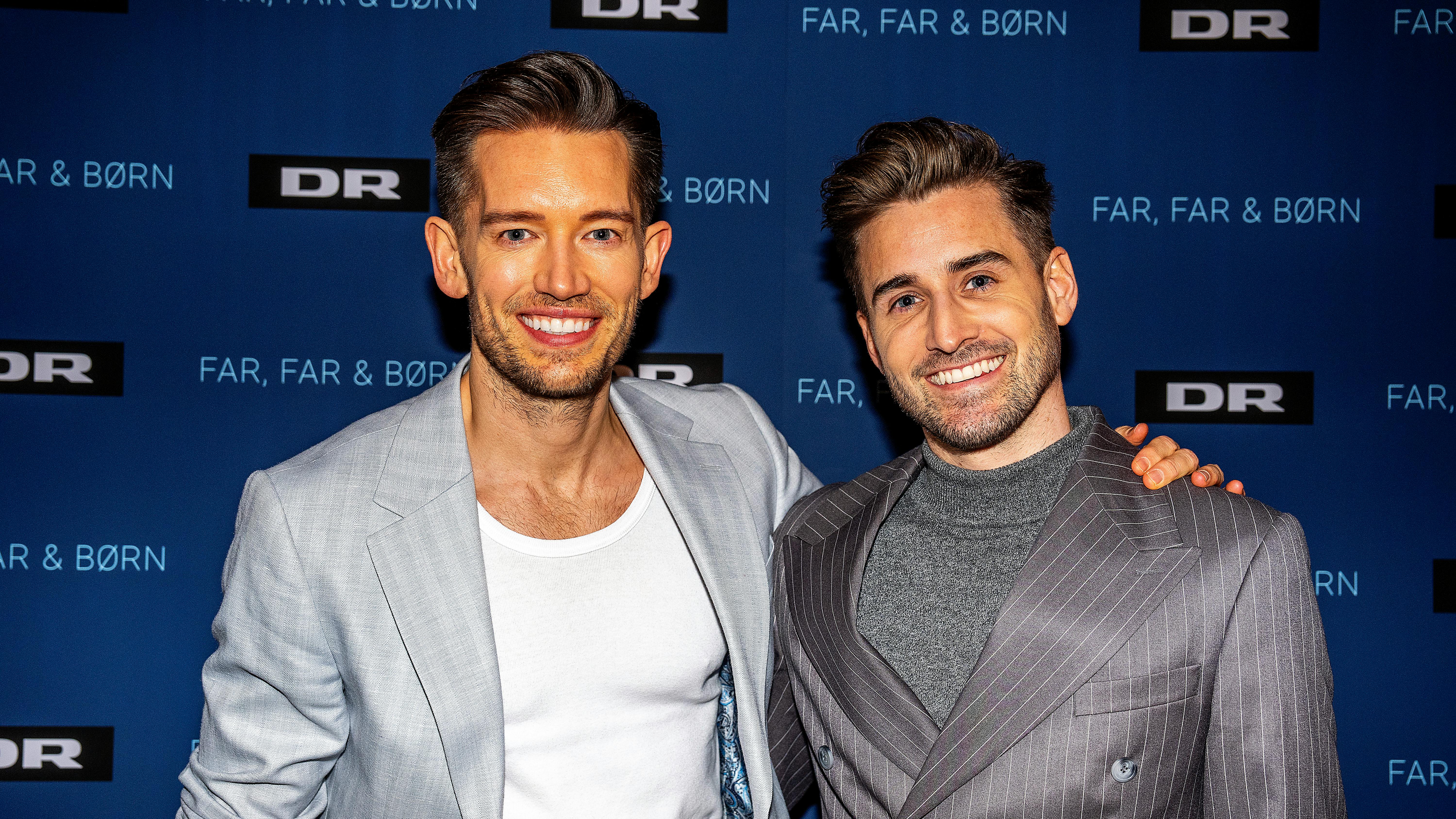 Morten Kjeldgaard og Frederik Haun holdt i weekenden barnedåb for deres to døtre.