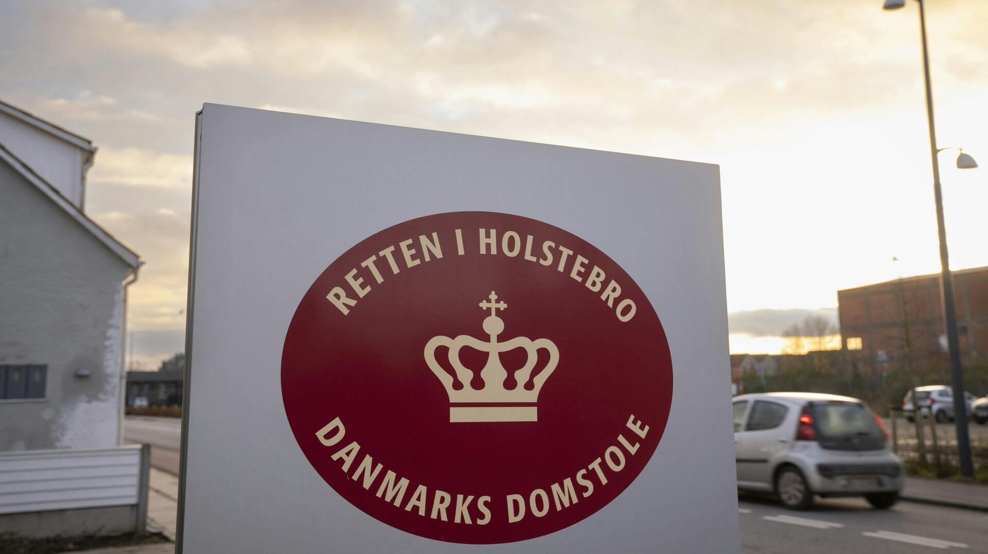Retten i Holstebro, tirsdag den 12. november 2024. Tager sig af alle typer fogedsager, skiftesager, familieretssager, straffesager og civile sager fra borgere inden for retskredsen. (Foto: Bo Amstrup/Scanpix 2024)