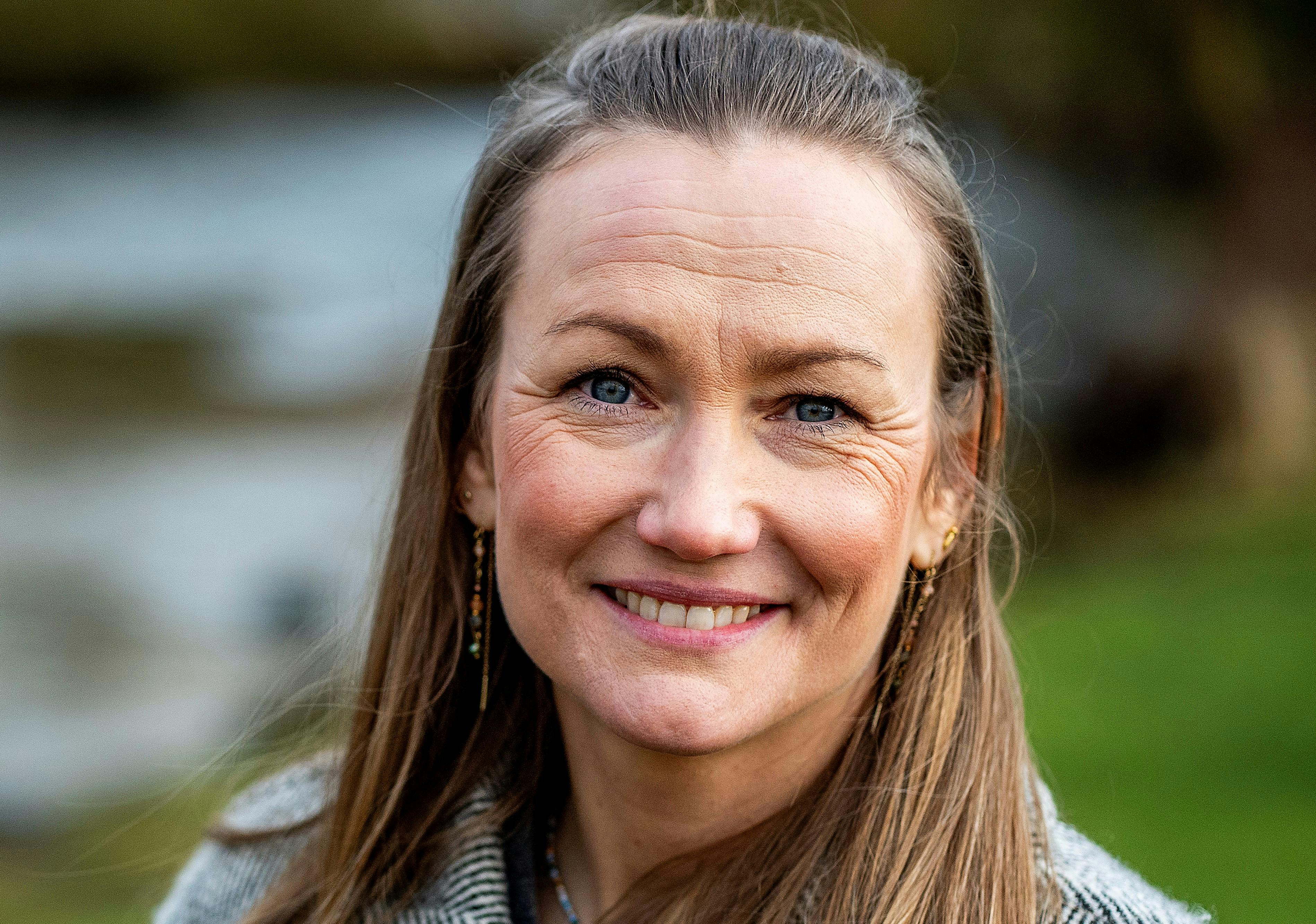 Sara Lygum og hendes mand Jonas Kromann-Larsen har købt hus sammen. 