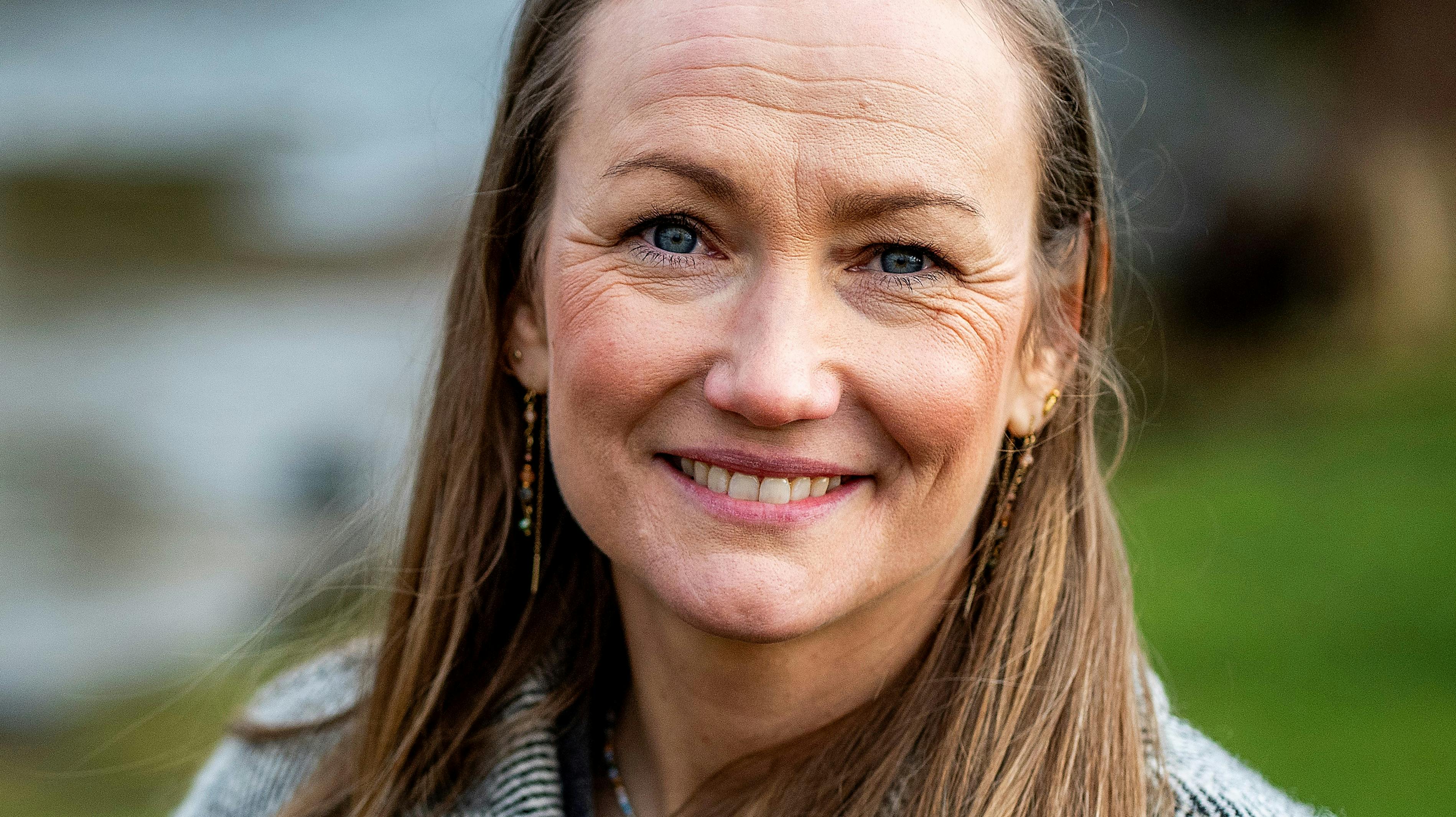 Sara Lygum og hendes mand Jonas Kromann-Larsen har købt hus sammen.