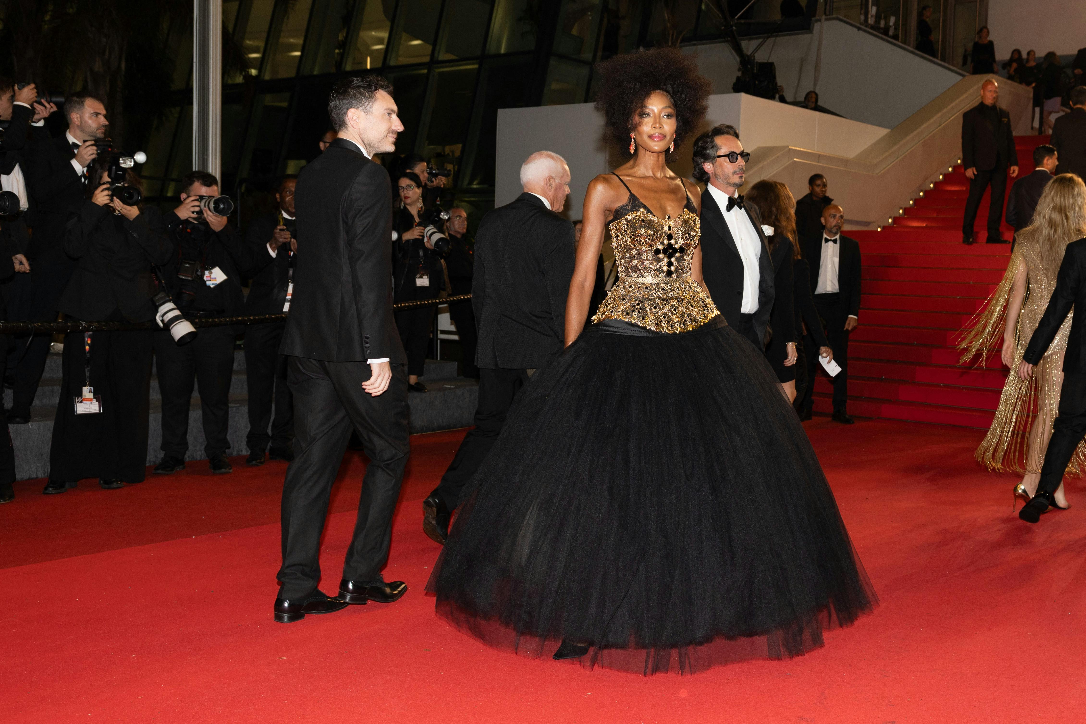 Naomi Campbell, Kilian Hennessy - Montée des marches du film " Fuori " lors du 78ème Festival International du Film de Cannes, au Palais des Festivals à Cannes. Le 20 mai 2025 © Olivier Borde / Bestimage Red carpet for the movie " Fuori " during the 78th Cannes International Film Festival at the Palais des Festivals in Cannes, France. On may 20th 2025