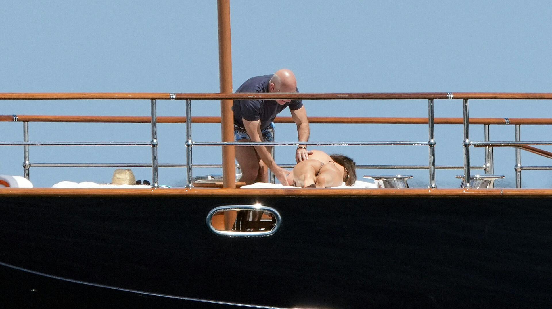 Jeff Bezos og Lauren Sanchez