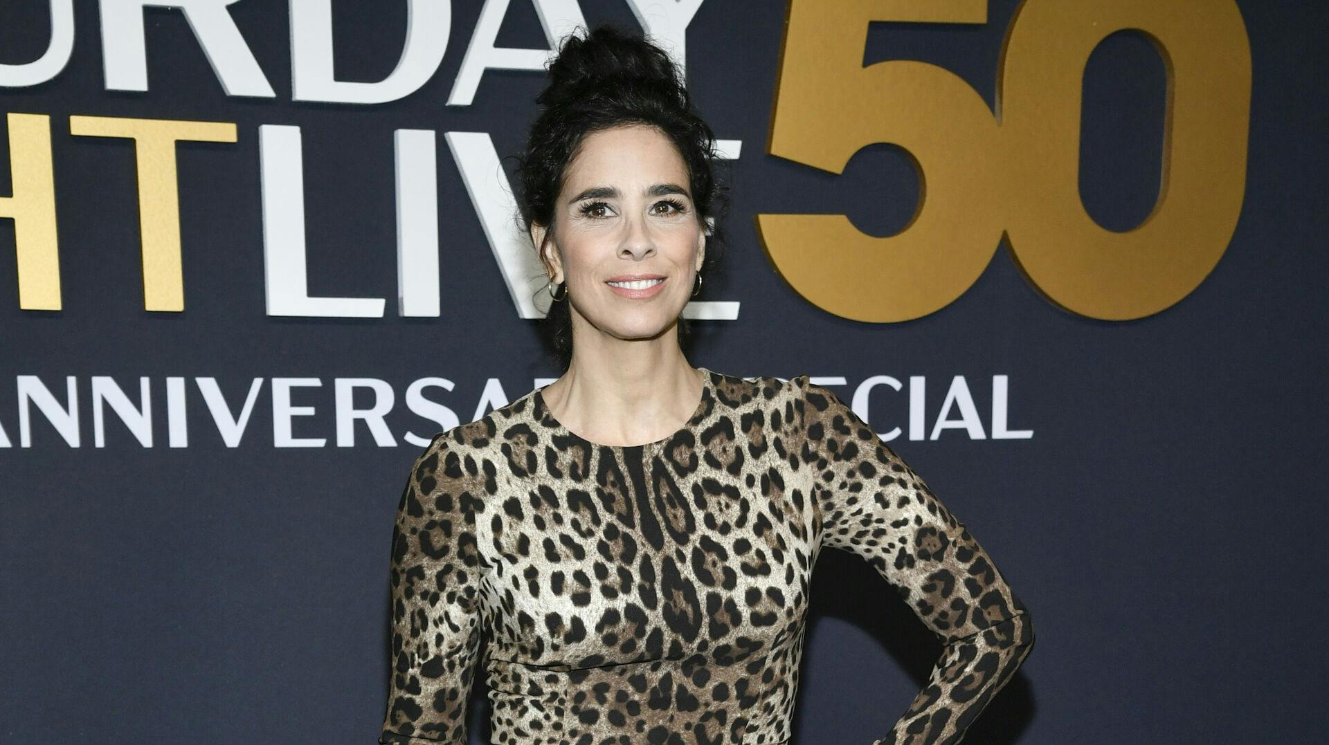 Sarah Silverman attends the SNL50: The Anniversary Special at Rockefeller Plaza on Sunday, Feb. 16, 2025, in New York. (Photo by Evan Agostini/Invision/AP)