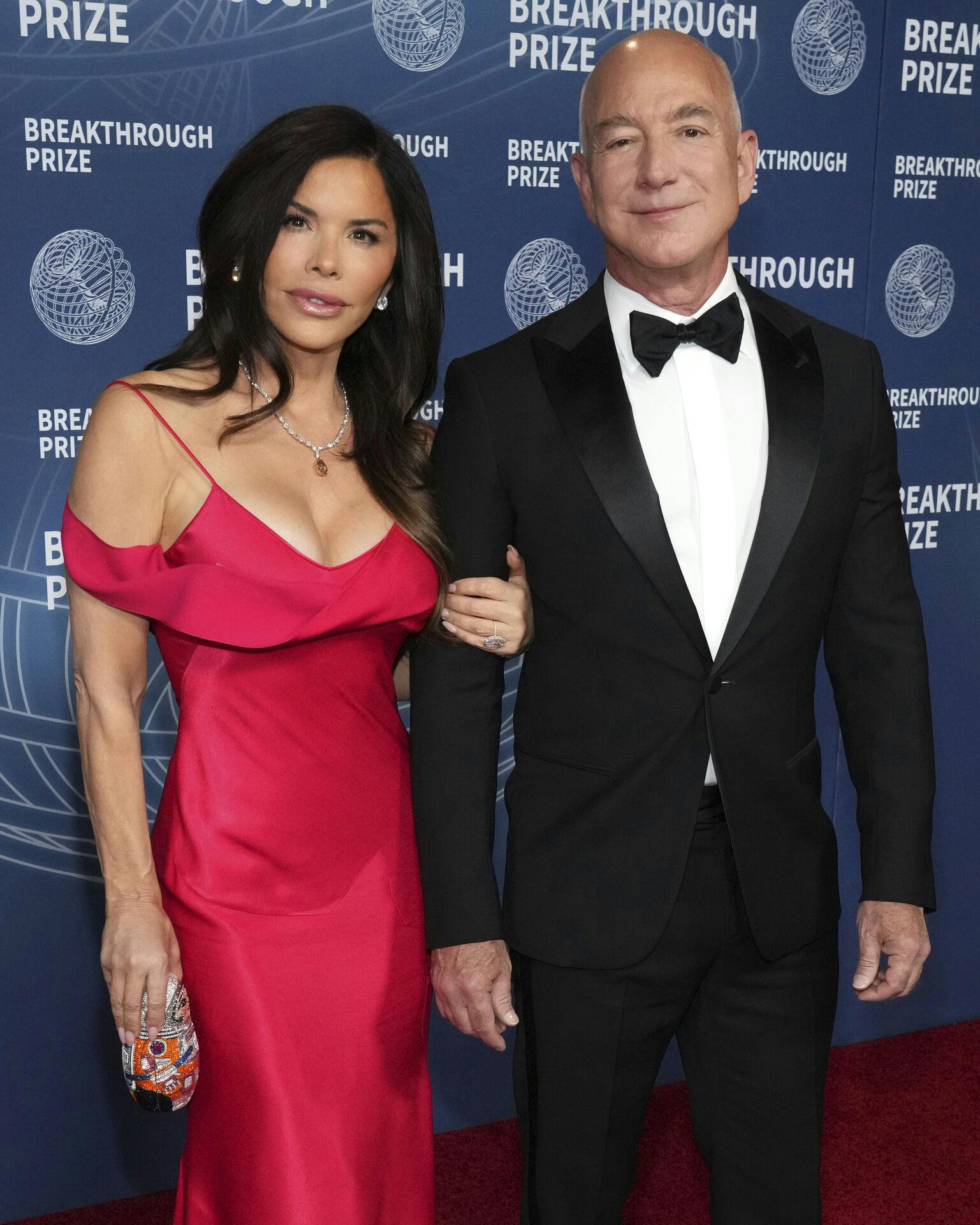 Jeff Bezos og Lauren Sanchez