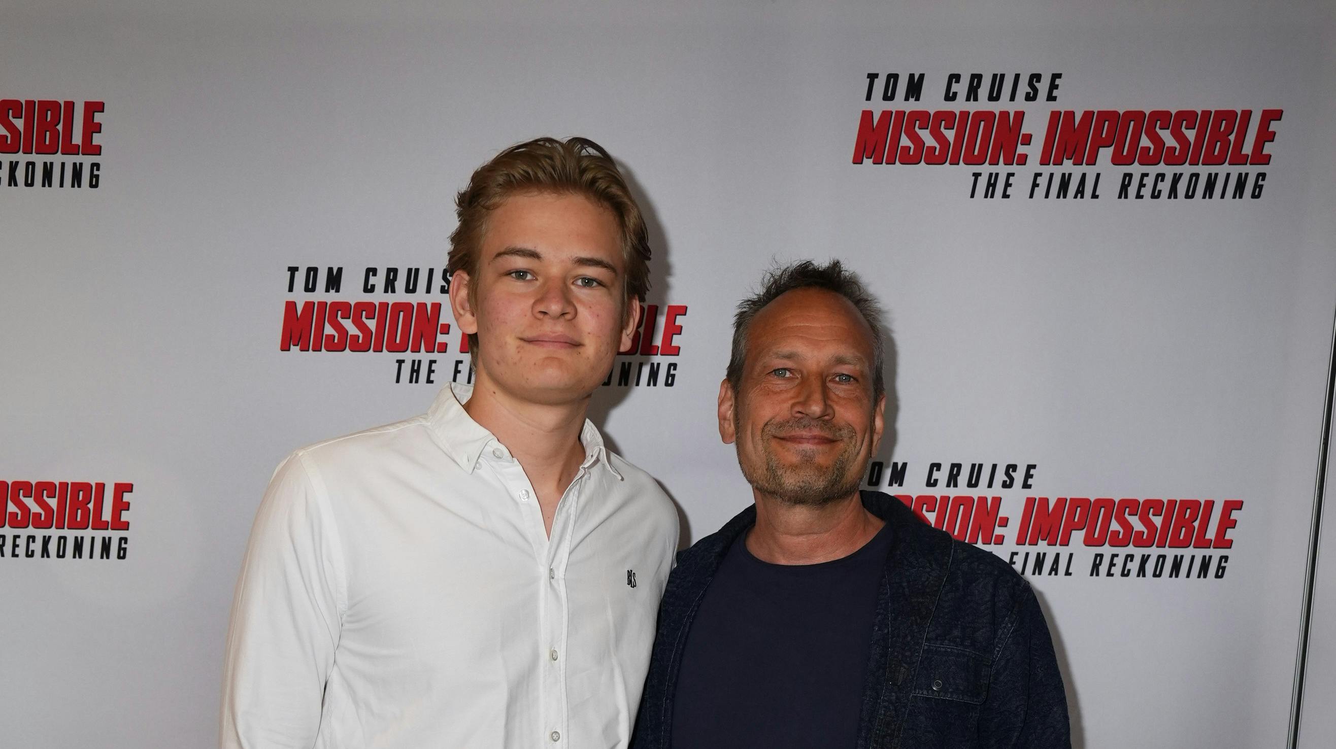 Martin Thorborg og sønnen Mads.