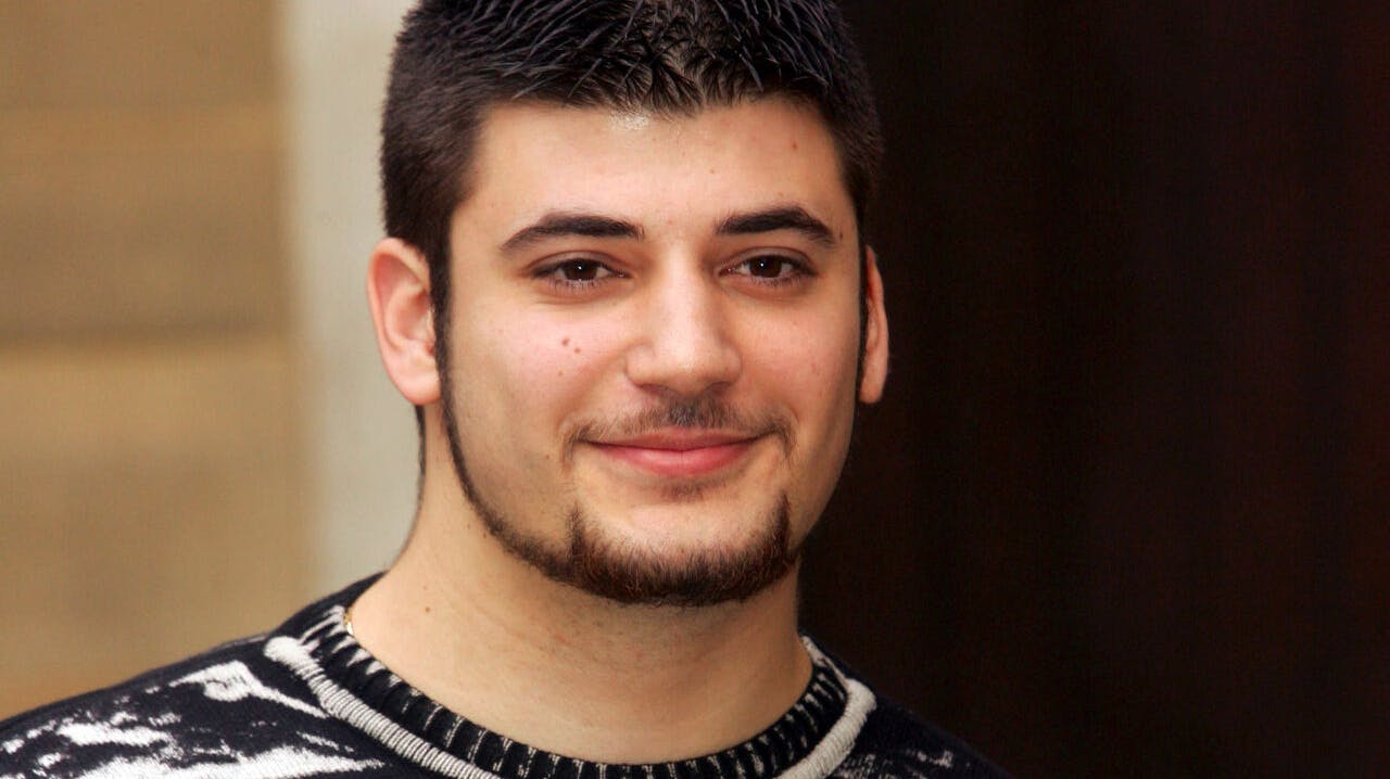 Her ses Stanislav Yanevski, som han så ud, dengang han var med i "Harry Potter".