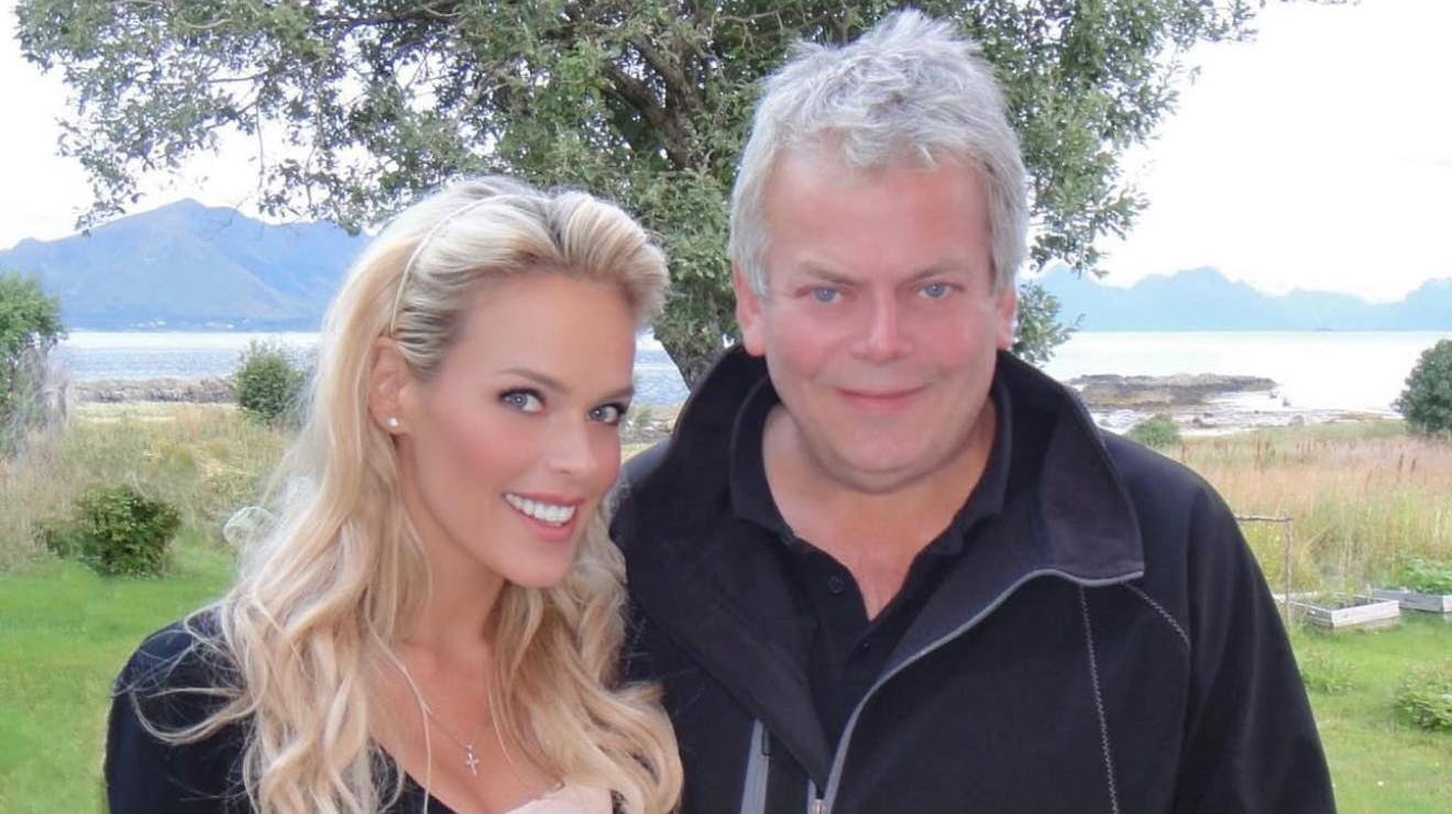 Heidi Albertsen sammen med sin far, Kurt.