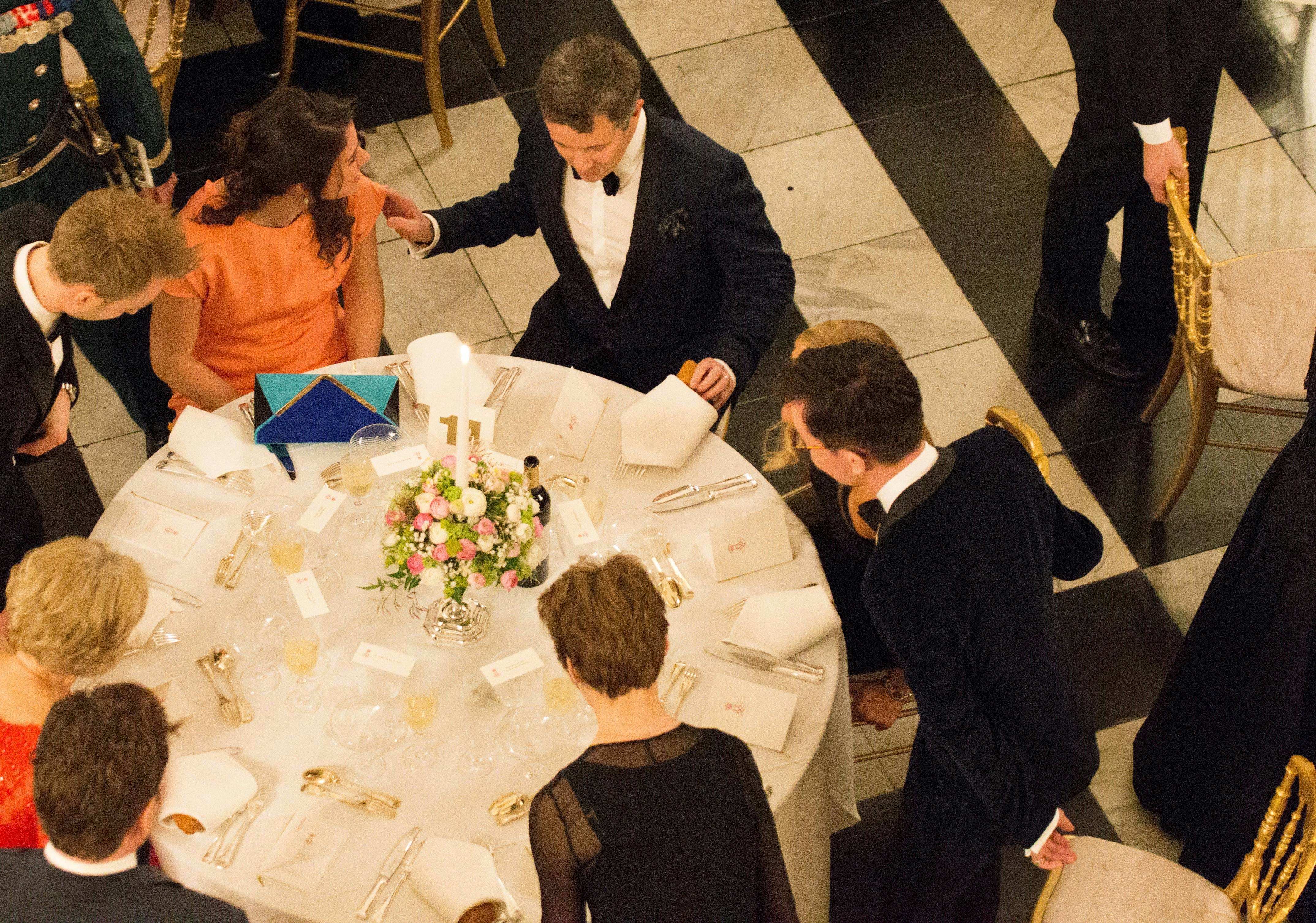 Danica Curcic fik sig en sludder med kong Frederik til kunstnerballet i 2016.