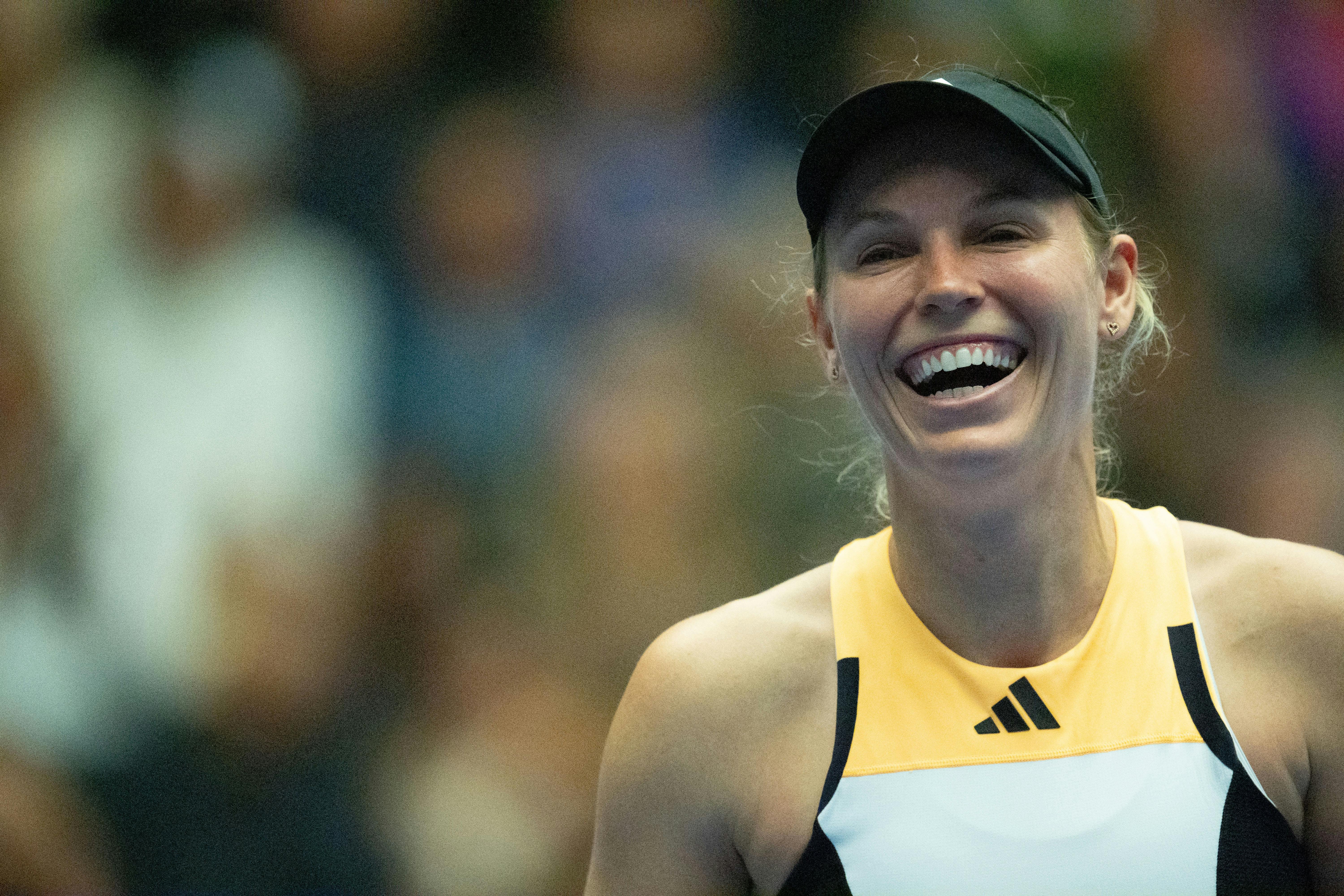 Caroline Wozniacki, der er i tredje trimester af sin tredje graviditet, udelukker ikke endnu et comeback.