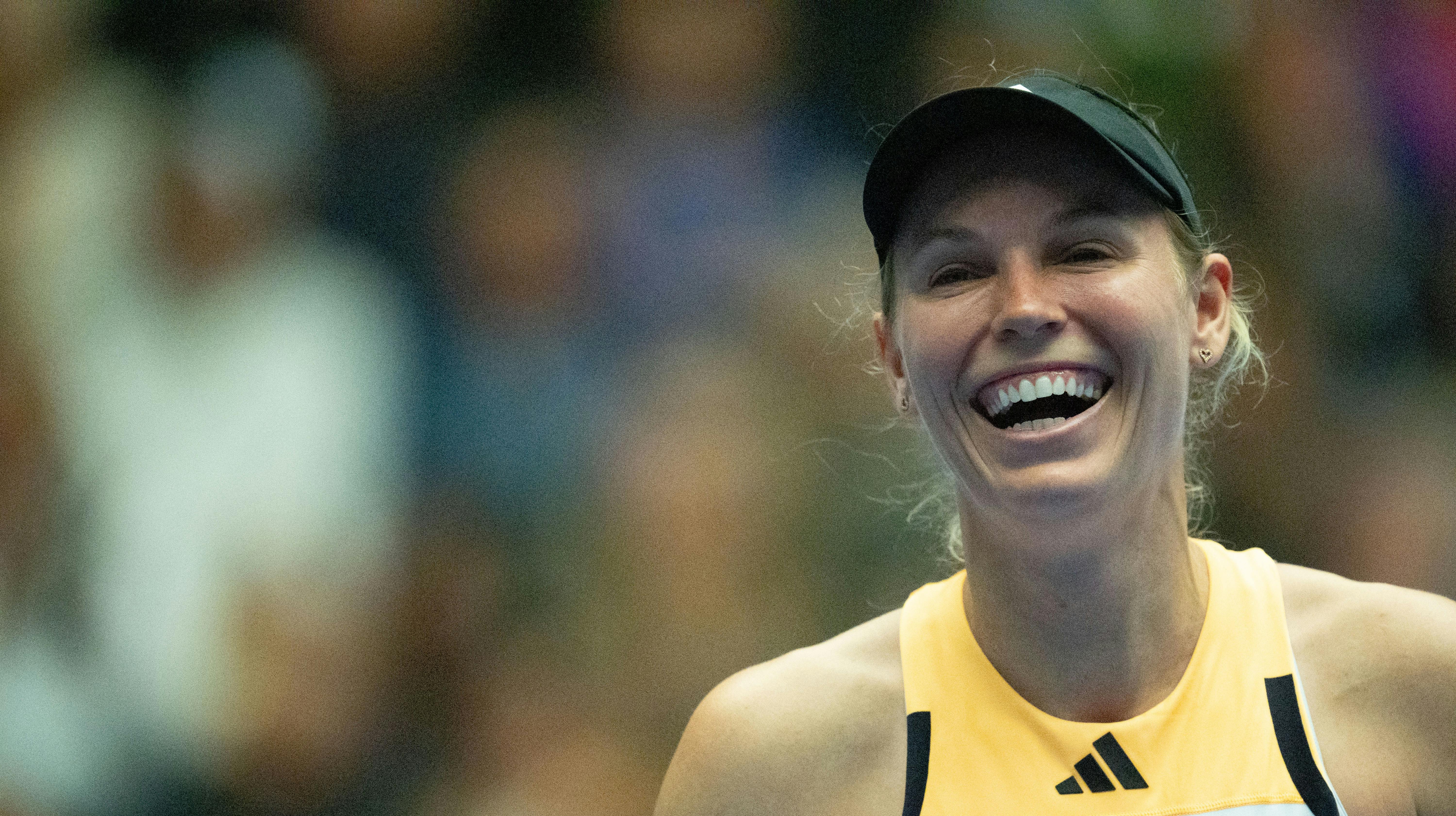 Caroline Wozniacki, der er i tredje trimester af sin tredje graviditet, udelukker ikke endnu et comeback.