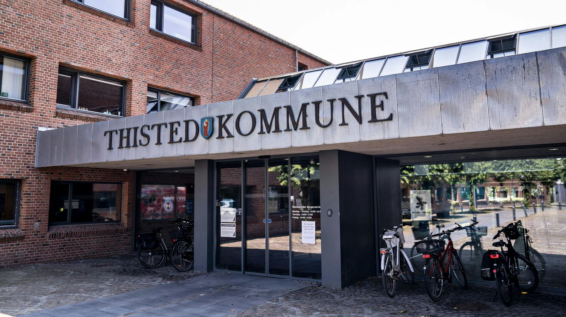 Thisted Kommune , rådhus i Thisted , 21. juli 2021.. (Foto: Henning Bagger/Ritzau Scanpix)